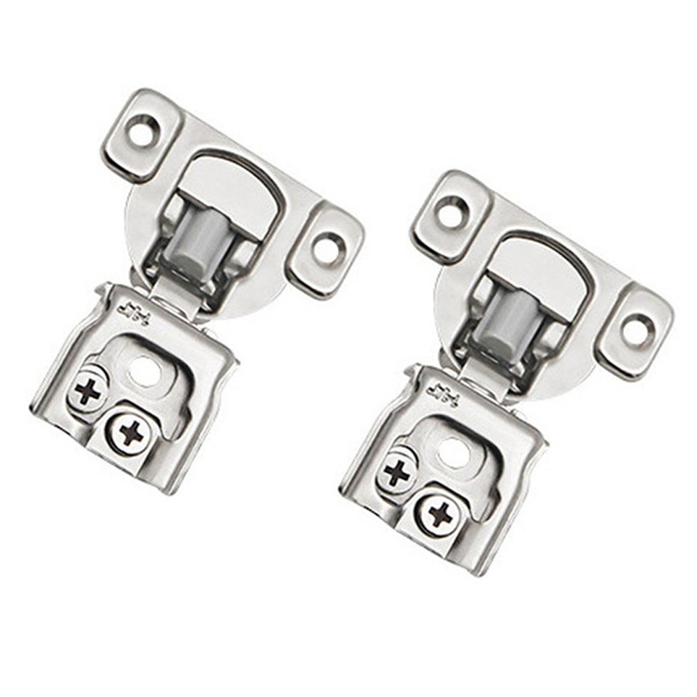 Hinges for Face Frame Cabinets 2pcs Soft Close Mechanism with Adjustments
