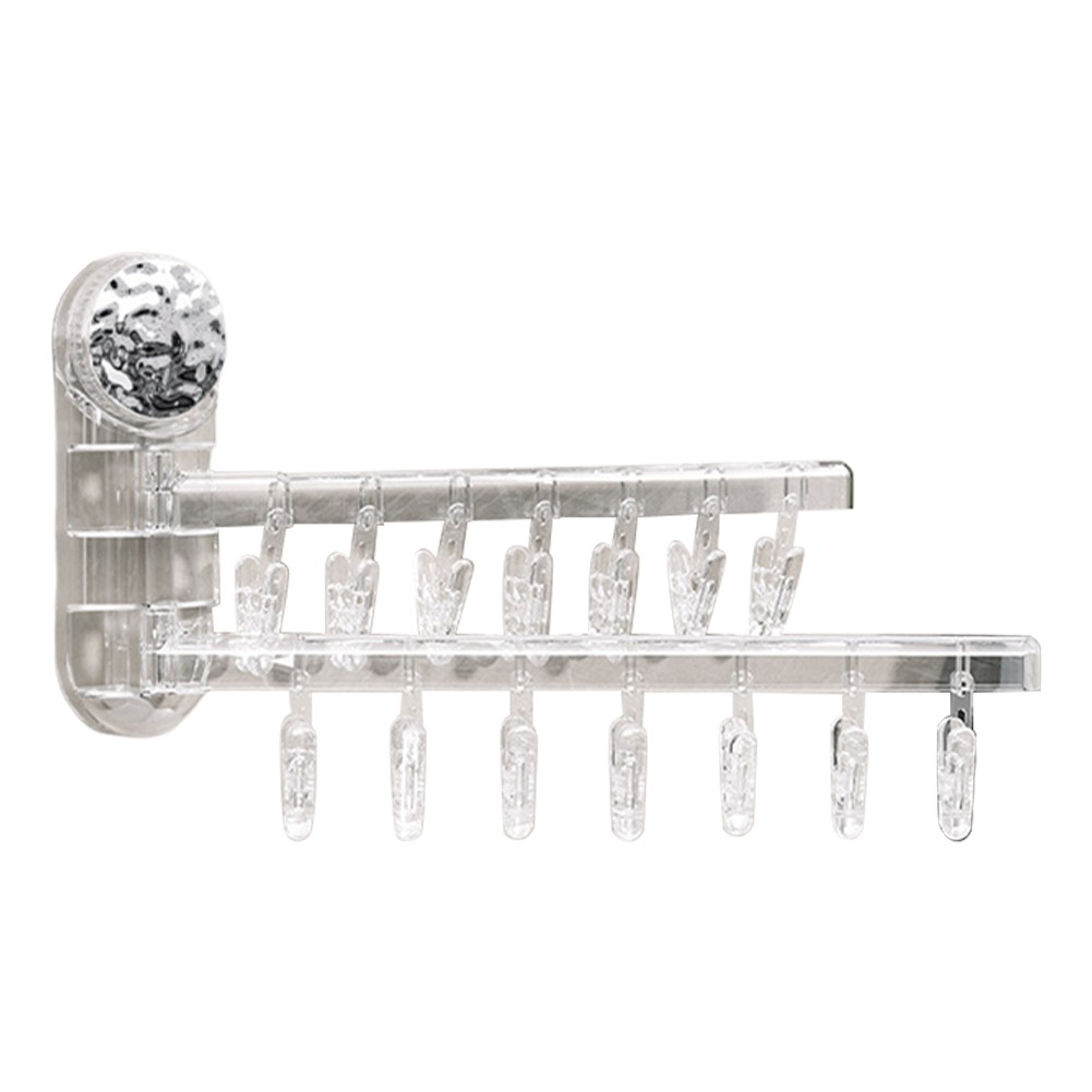 Suction Powered Folding Drying Rack Suitable for Socks and Undergarments - Photo 14/23