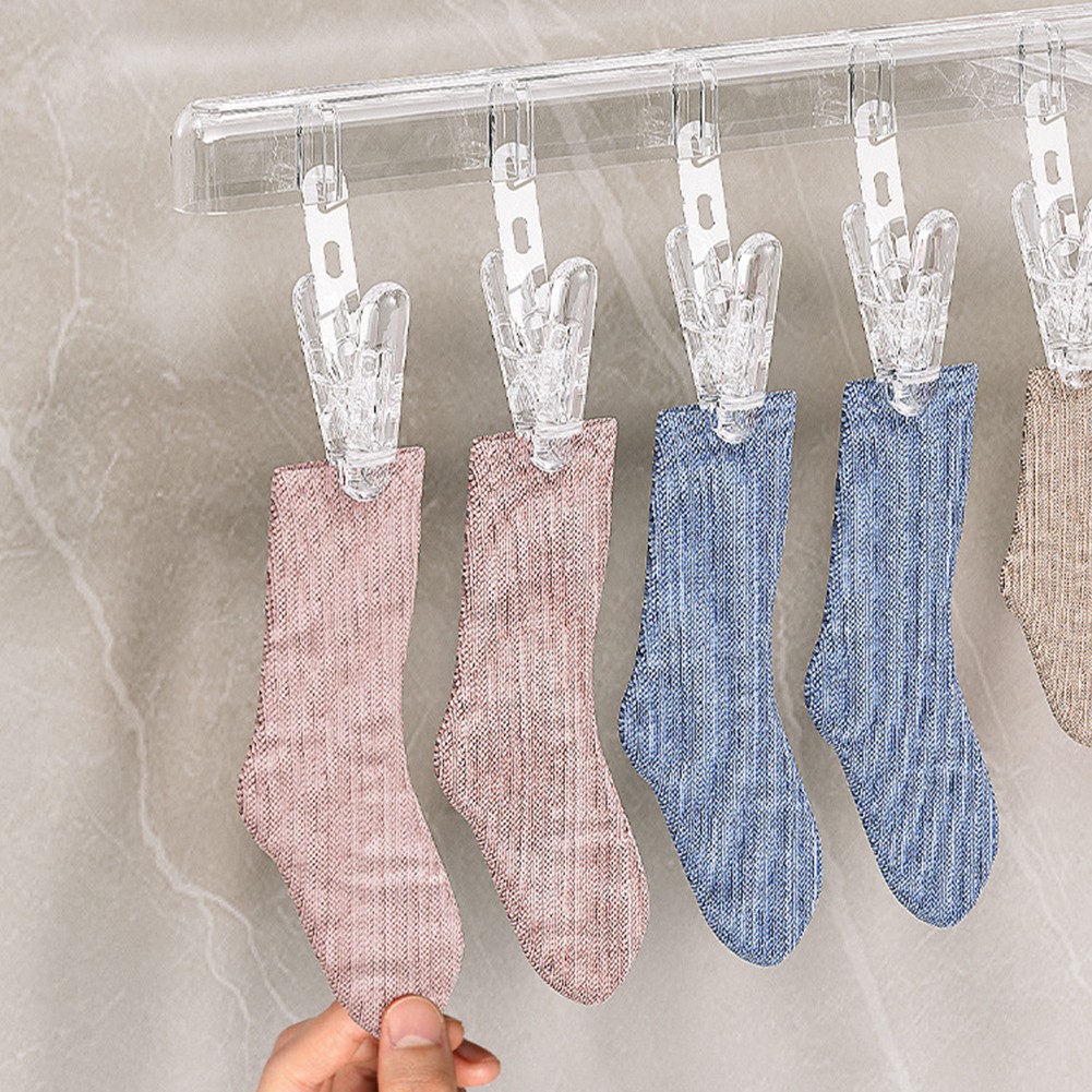 Suction Powered Folding Drying Rack Suitable for Socks and Undergarments - Photo 19/23