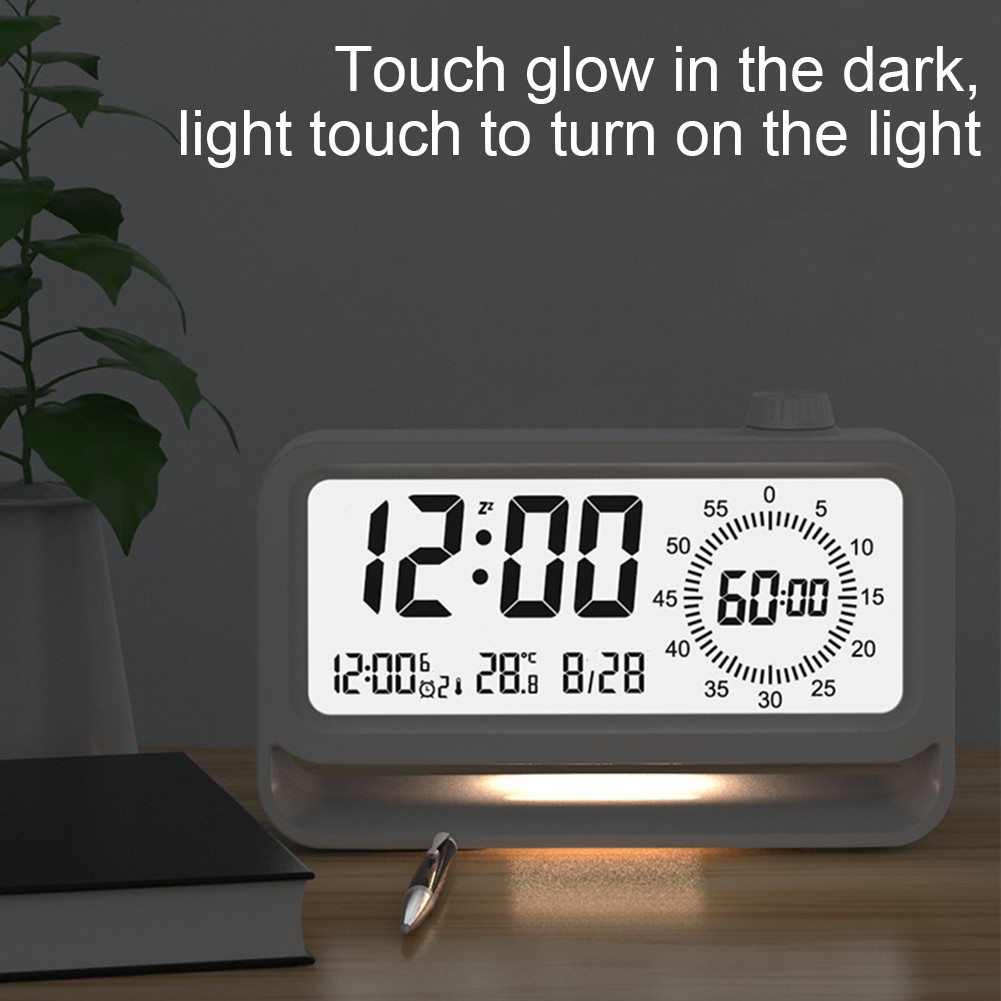 Multifunctional Electronic Clock with Timer Date and Temperature Display