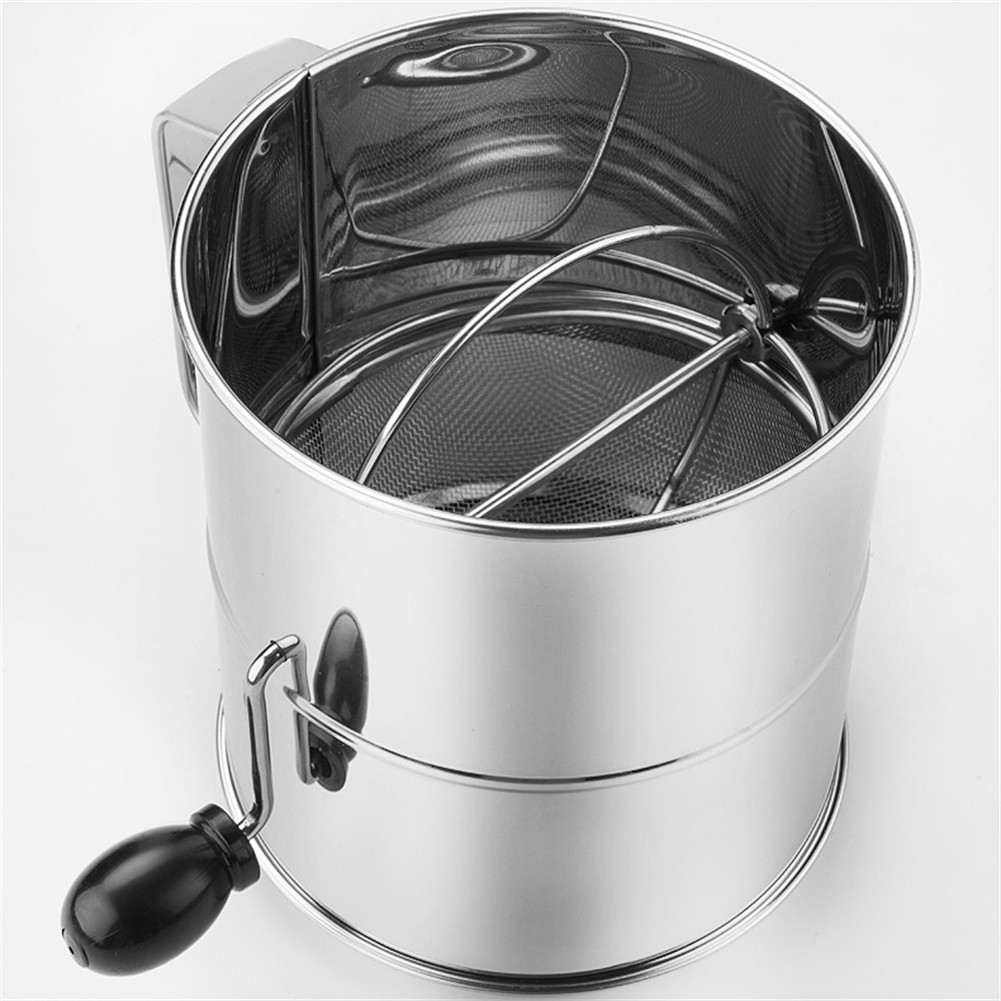 Kitchens Favorite Ergonomic and Efficient Rotating Hand Cranked Sifter - Picture 22 of 22