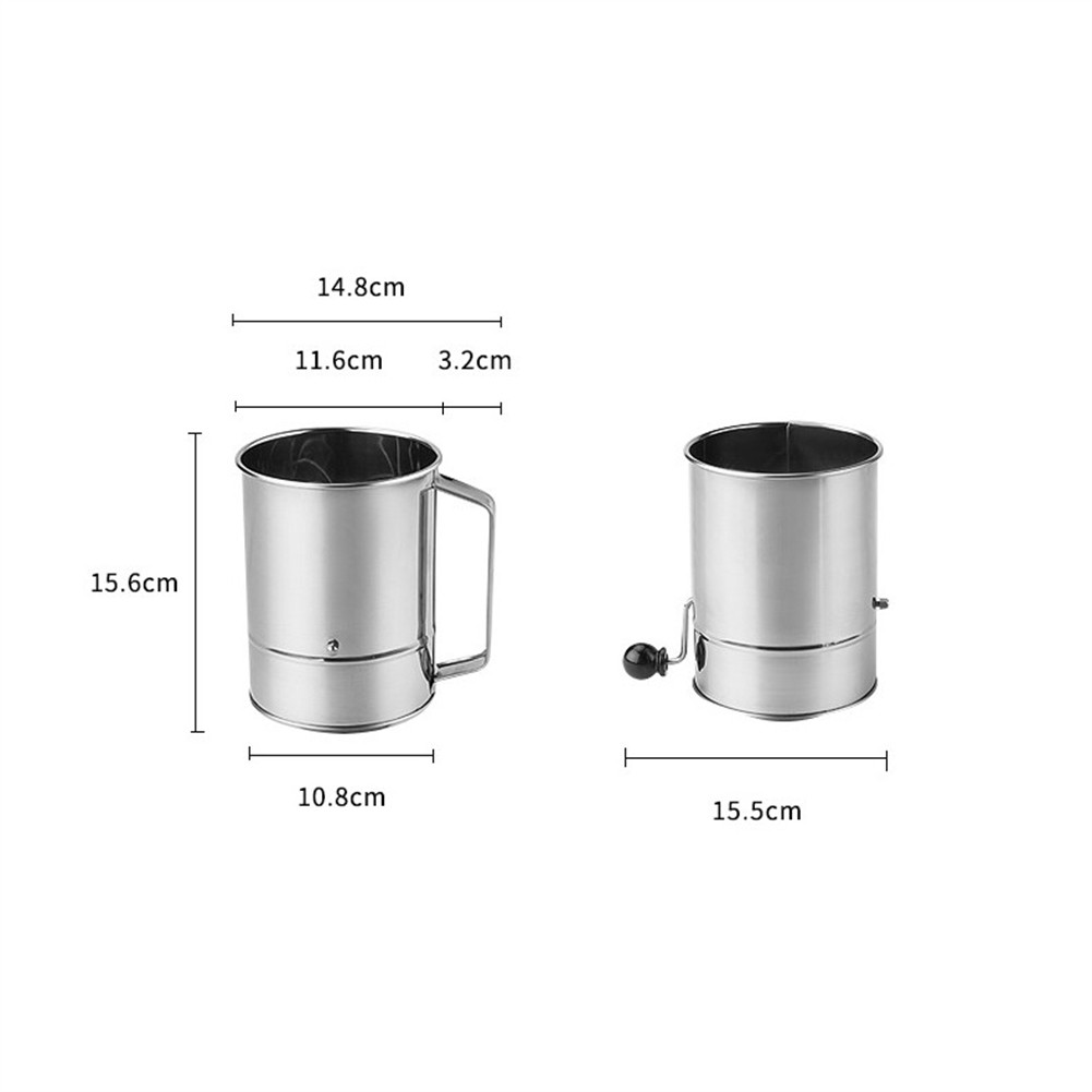 Kitchens Favorite Ergonomic and Efficient Rotating Hand Cranked Sifter - Picture 16 of 22