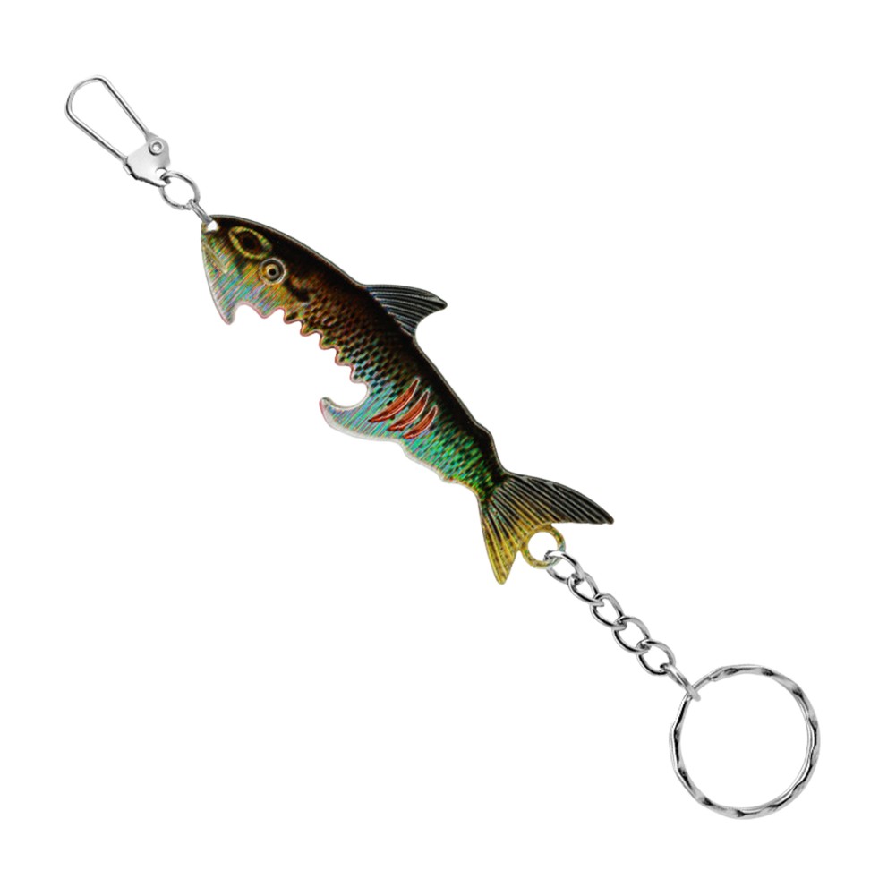 Ouvre-bouteille design appat leurre pour porte-cl??s compact et pratique requin - Photo 32/38