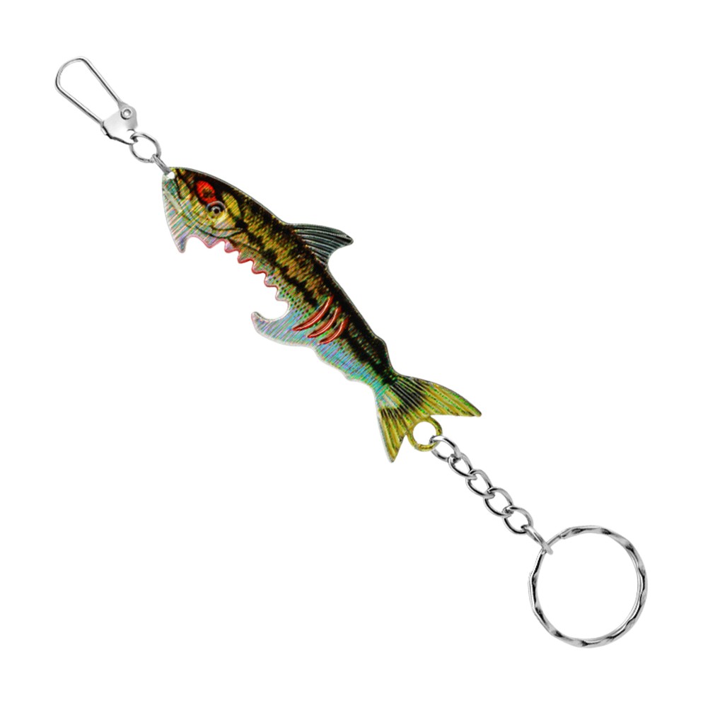 Ouvre-bouteille design appat leurre pour porte-cl??s compact et pratique requin - Photo 29/38