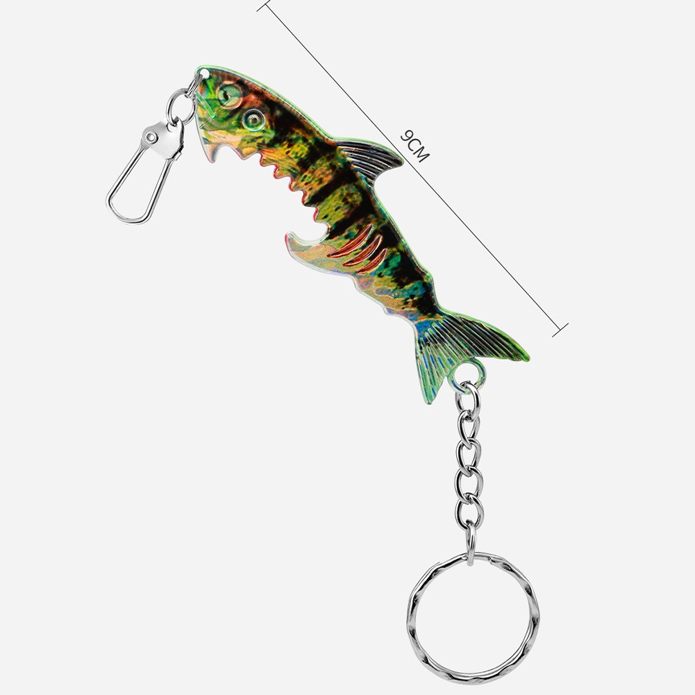 Ouvre-bouteille design appat leurre pour porte-cl??s compact et pratique requin - Photo 35/38