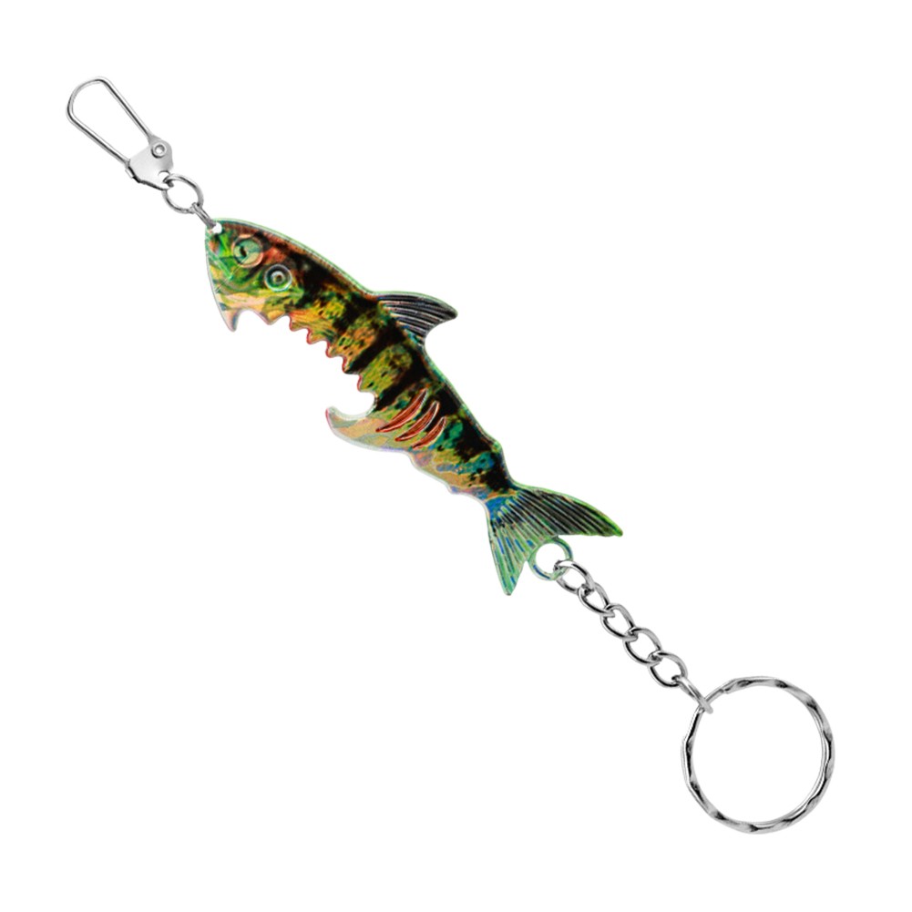 Ouvre-bouteille design appat leurre pour porte-cl??s compact et pratique requin - Photo 33/38