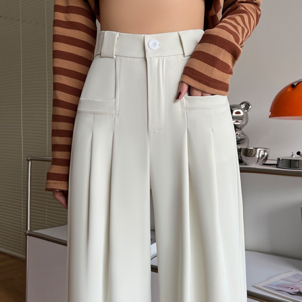 Pantalon mode automne ample pantalon droit vêtements de liquidation vacances pantalon large