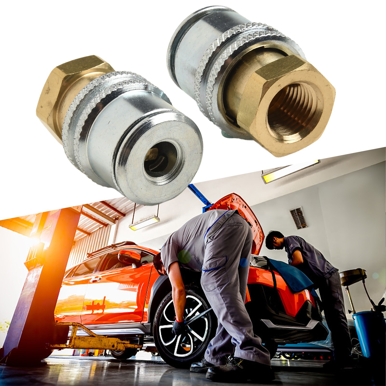 Convenient Lock On AirChuck for Large Bore Tire Valve (107 characters) - Picture 16 of 25
