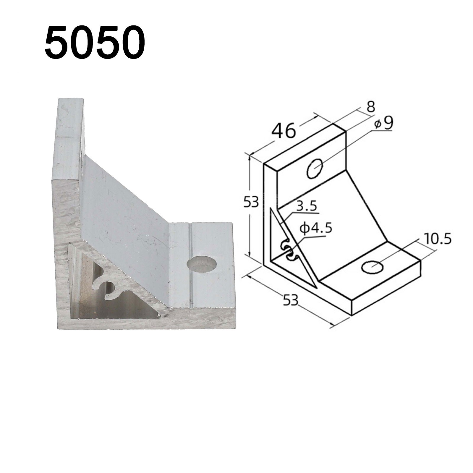 Für Aluprofil 90 Grad Eckwinkel Winkel für T-Nut Verbindung - Bild 41 von 61