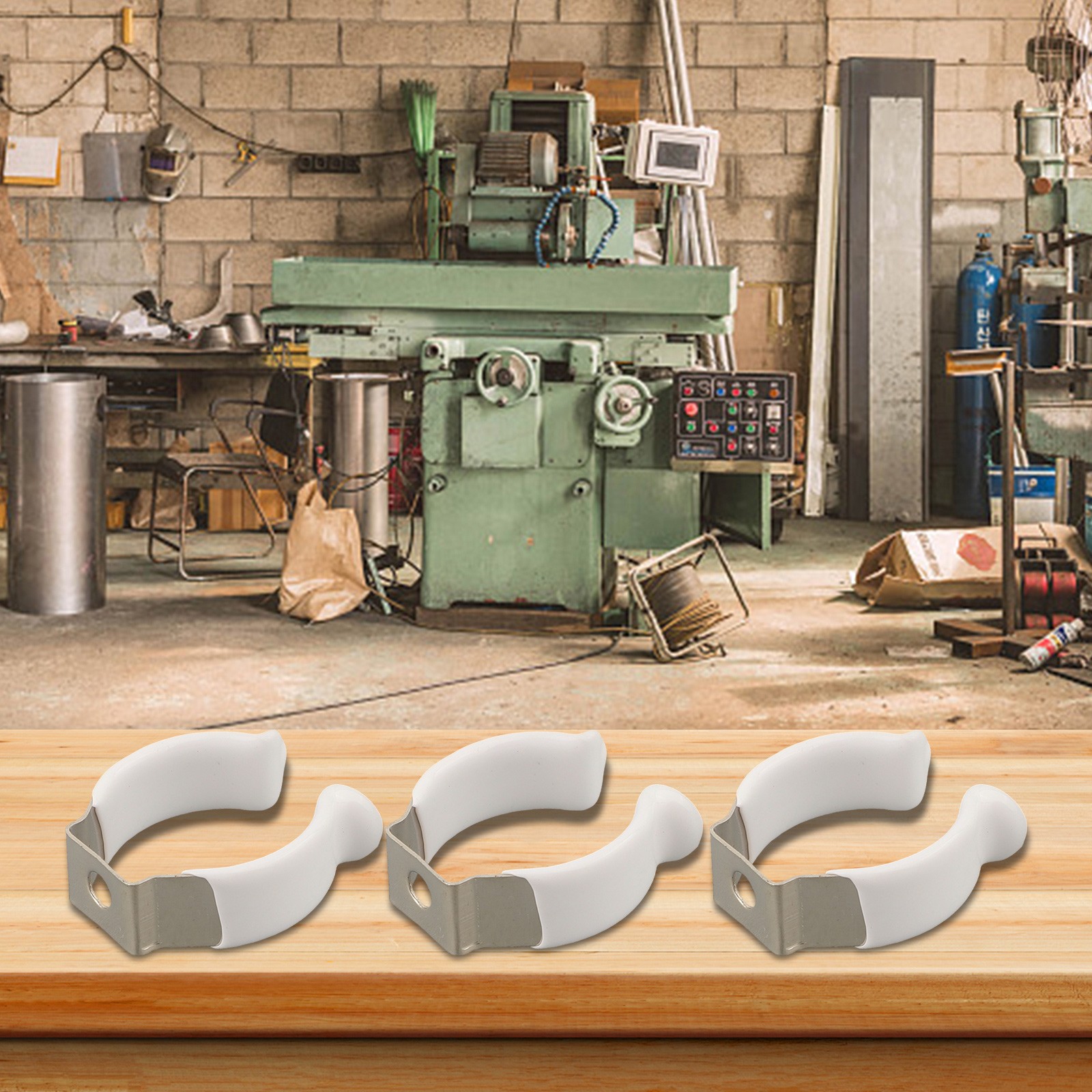 10 PIEZAS Base Estrecha Herramienta Resorte Terry Clips Herramientas de Alta Resistencia Perchas de Almacenamiento - Imagen 59 de 80