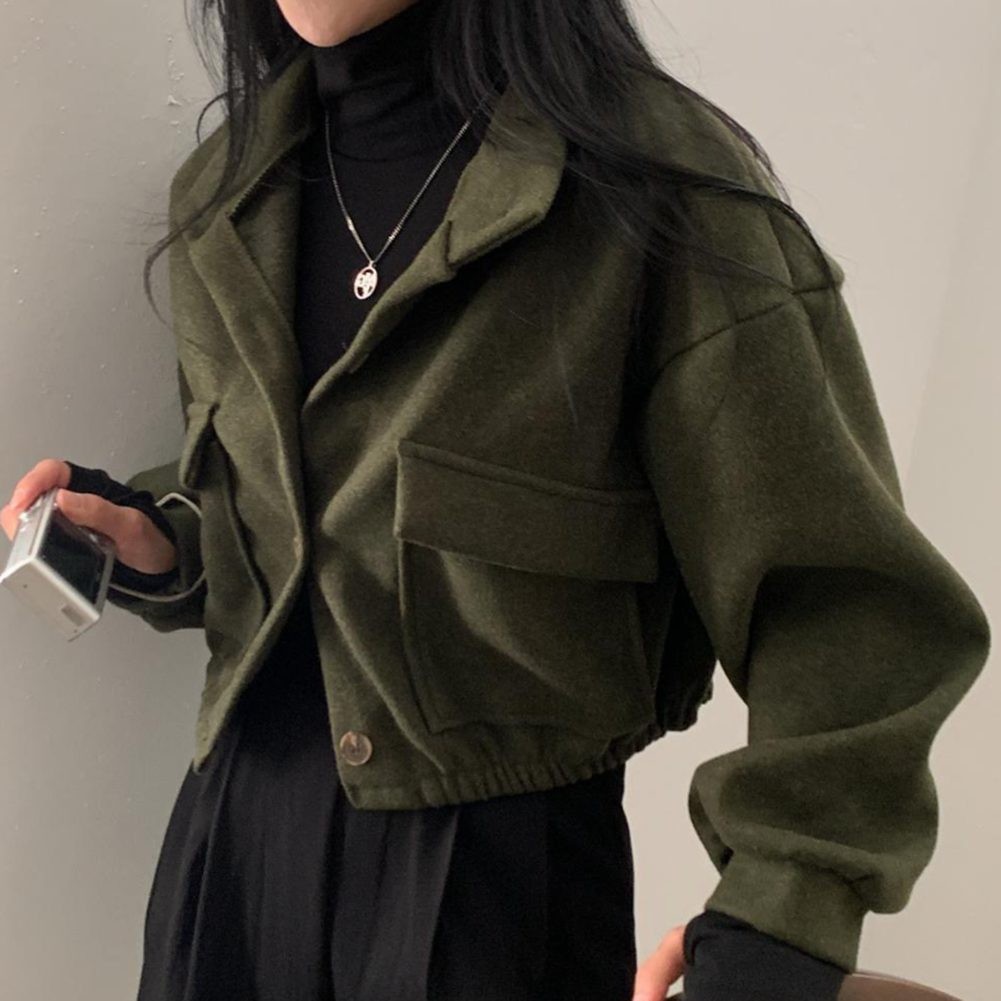 Practical Women Casual Jacket with Pockets for Spring and Autumn Outings - Picture 17 of 33