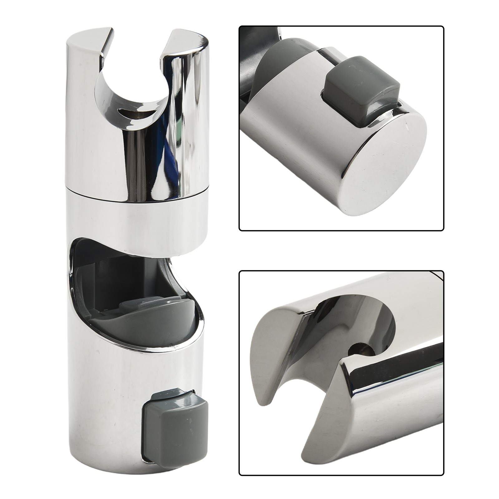Adjustable Switch Shower Rail Head Slider Holder Bracket with Easy Installation - Picture 32 of 44