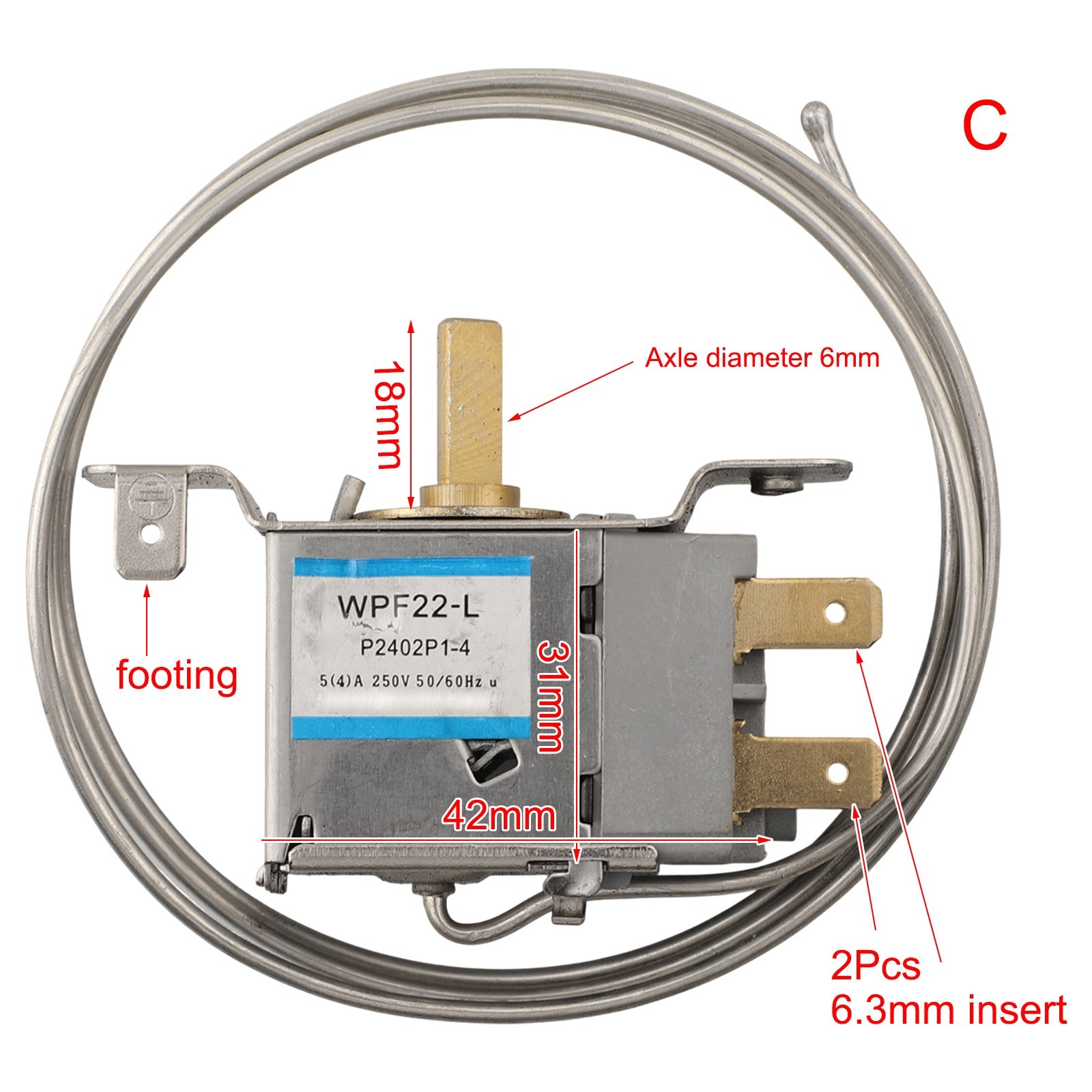 Quality Metal Thermostat Replacement for Efficient Refrigerator Cooling