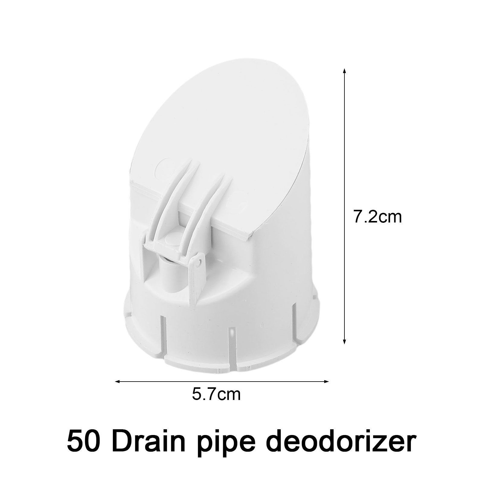 50-160mm PVC Drainage Pipe Floor Drains Auto Closing Displacement Valve Cover