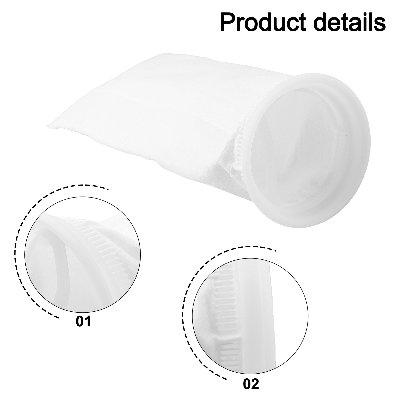 Pack of 3 High Performance Nonwoven Filter Bags for Diverse Filtration Needs - Imagen 31 de 48