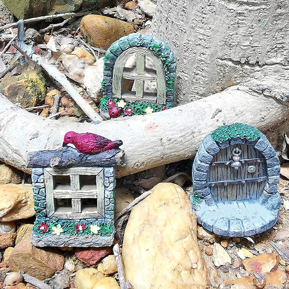 Crafted Elegance 4PCs of Unique Decorative Doors & Windows for Gardens - Picture 28 of 28
