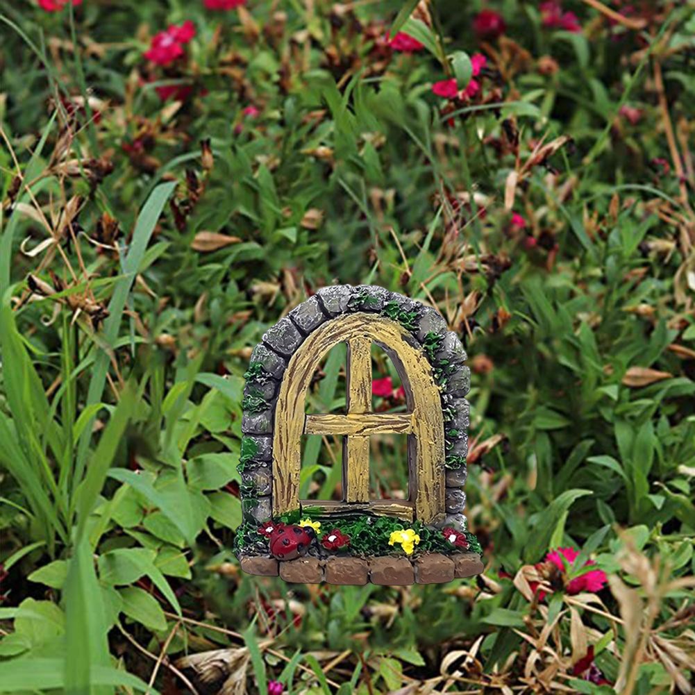 Crafted Elegance 4PCs of Unique Decorative Doors & Windows for Gardens - Picture 22 of 28