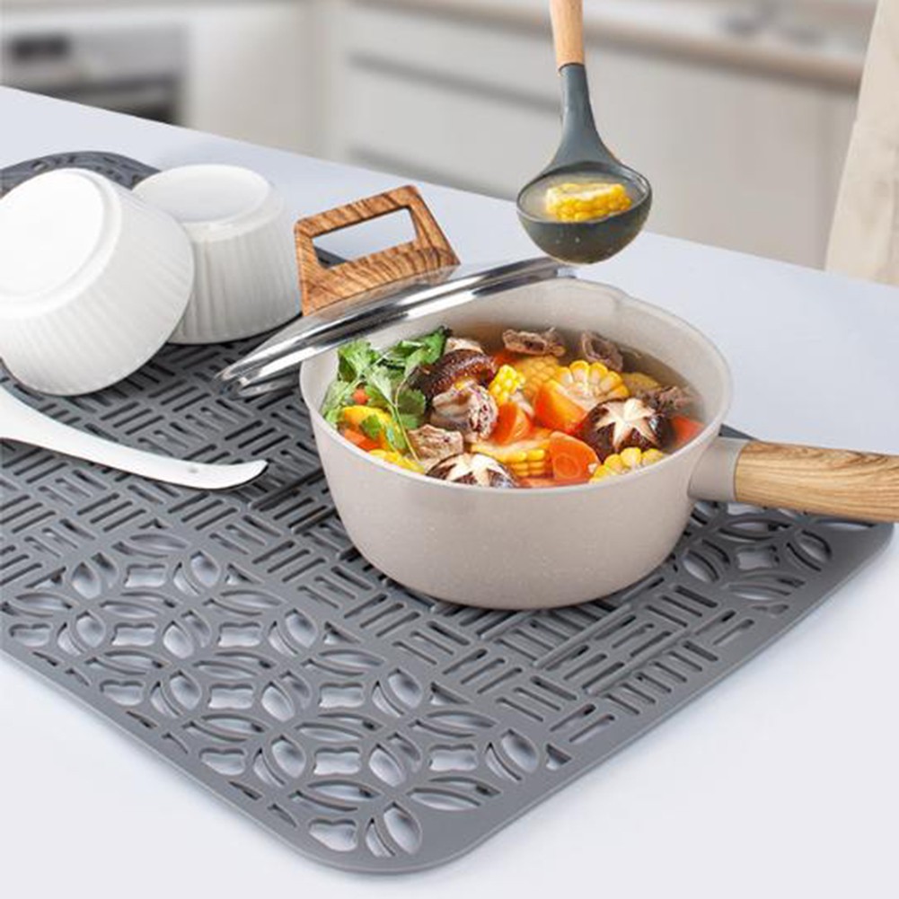 Spülmatte 66x35cm Silikon Antirutsch Küchenspüle und Trockenmatte - Bild 21 von 36