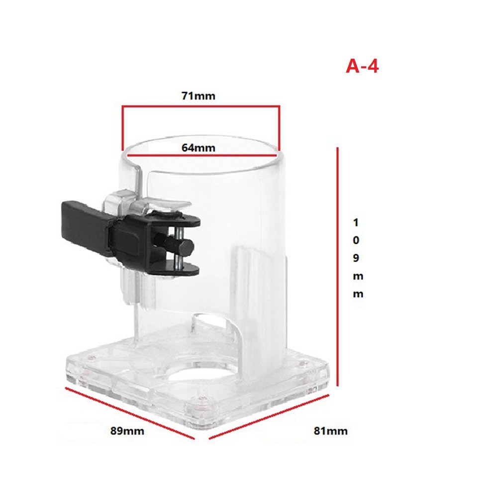 Compatible with MakitaRT0701C Trimming Machine Transparent + Black Base Option - Picture 46 of 46