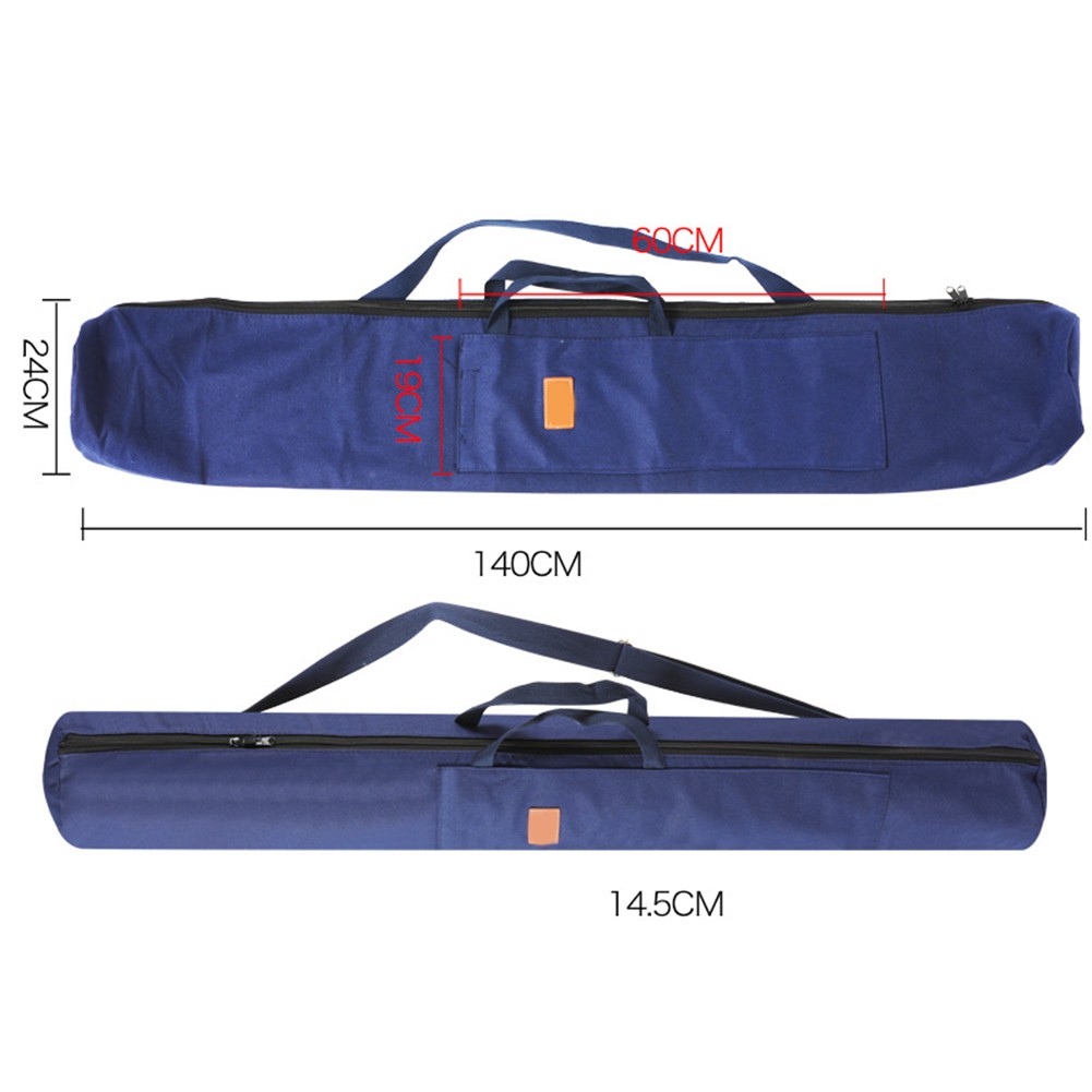 Bolsa de transporte de caña de pescar de lona con asa cómoda y correa para el hombro - Imagen 24 de 35