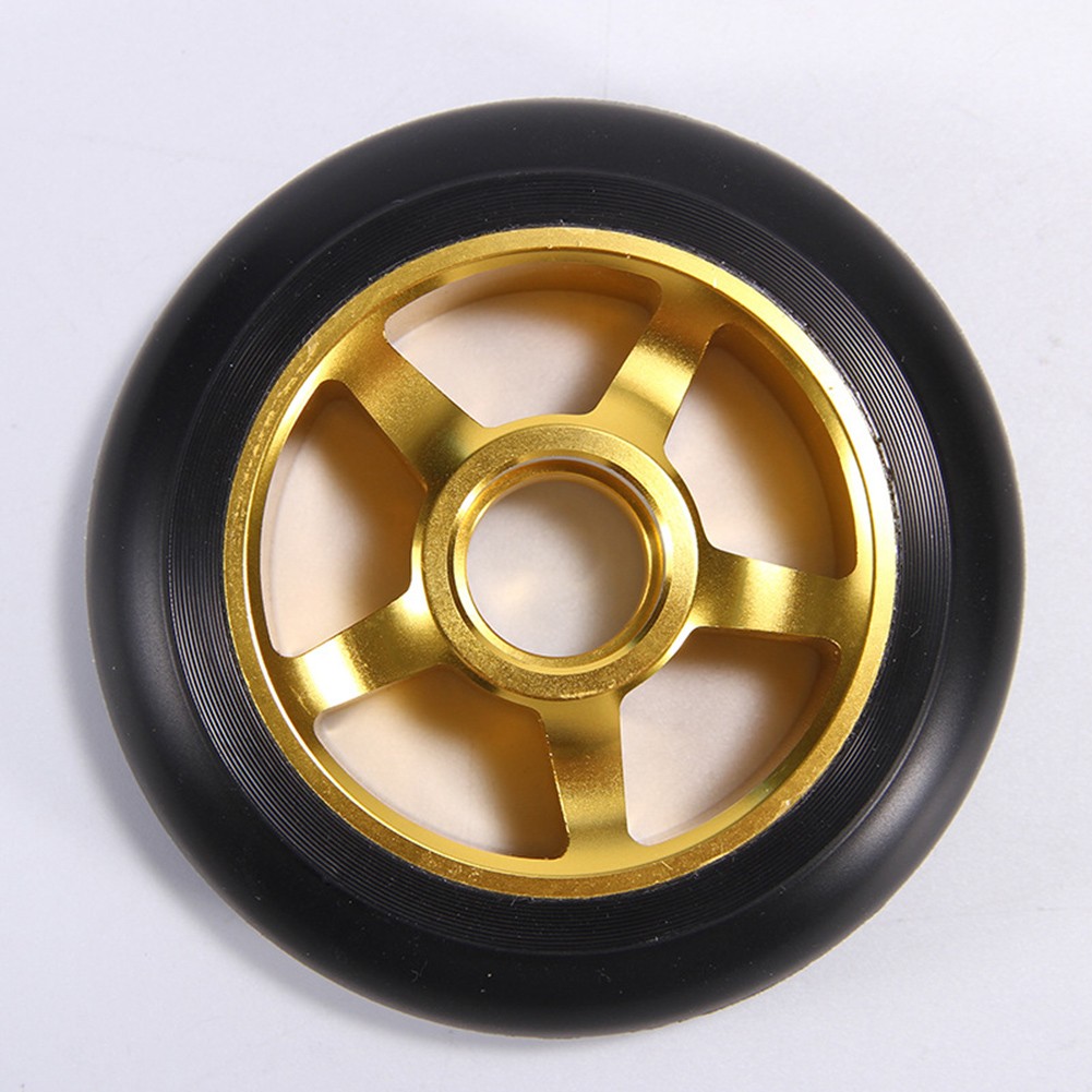 Hochleistungs 100 mm Pro Scooter Räder mit Aluminium Alufelge Nabe - Bild 15 von 15