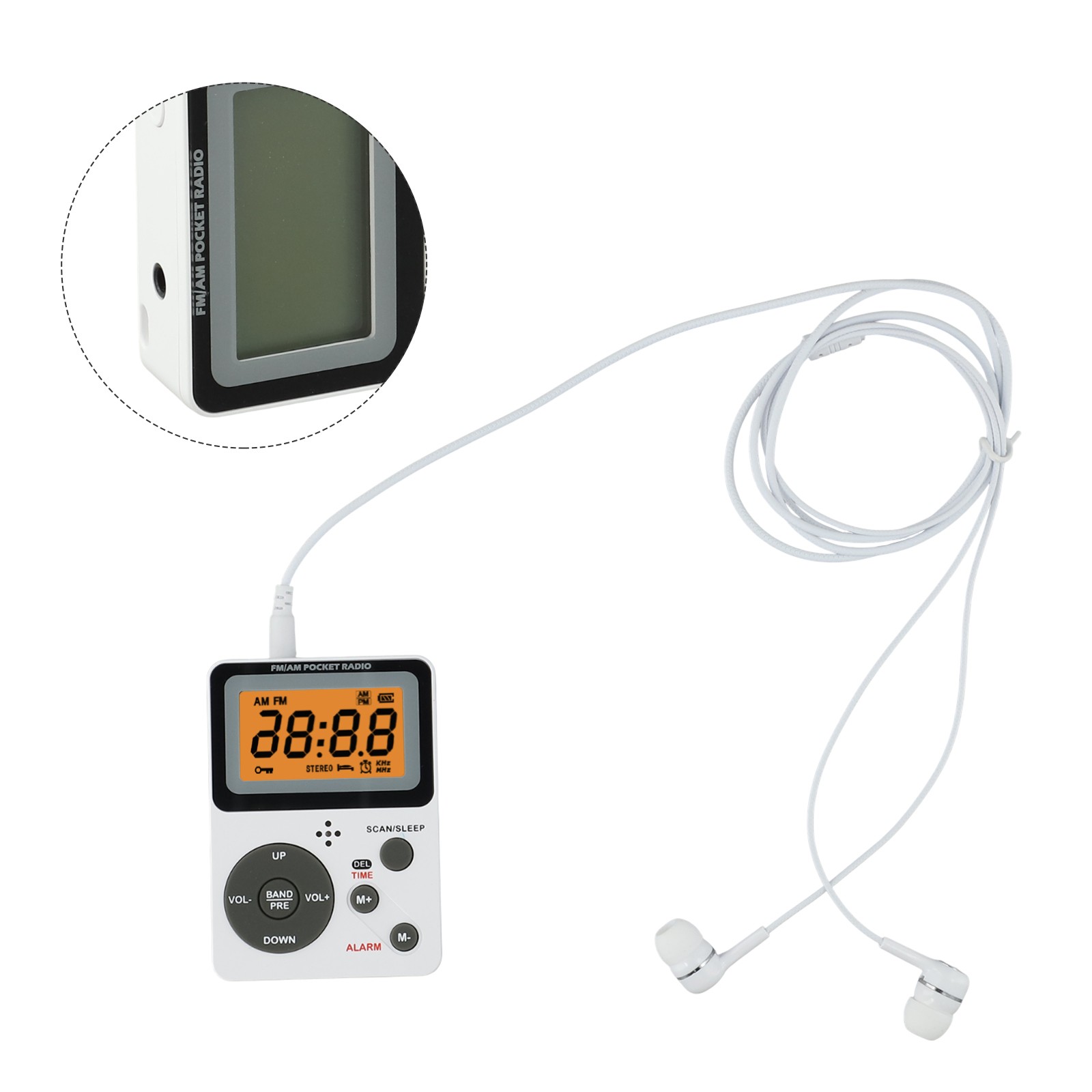 Sleek Compact Design of Pocket AMFM Radio With Clear Visuals on Display - Picture 27 of 35