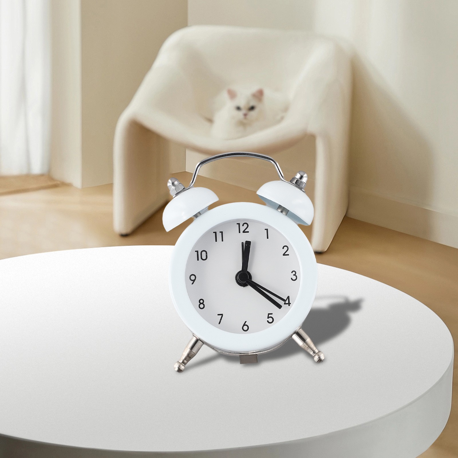 Elegante Sveglia Doppia Campana con Funzione Snooze per Comodino Notturno - Foto 26 di 66