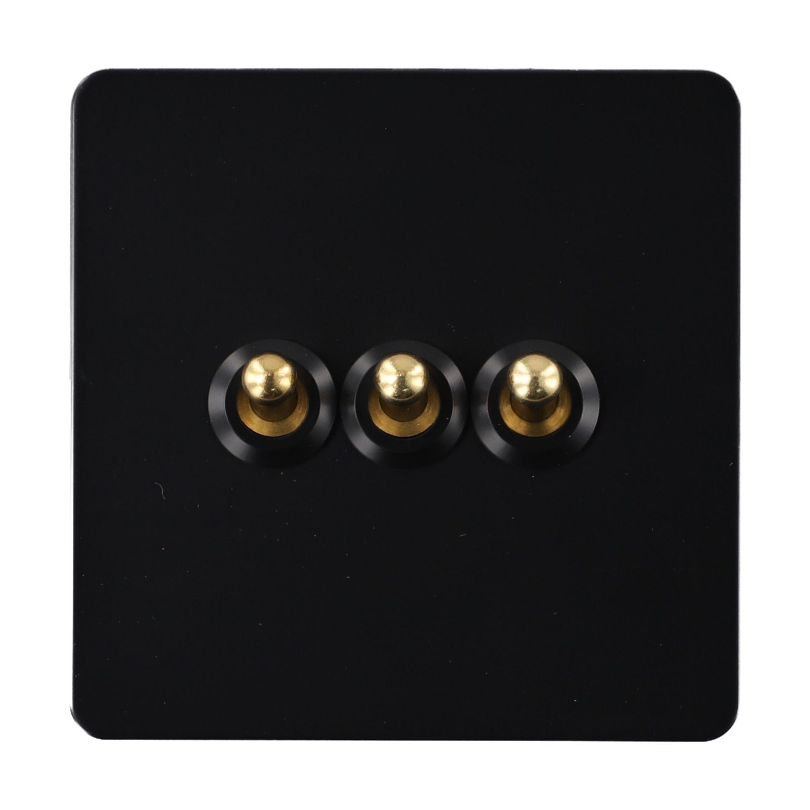 Interruptor de luz de palanca de latón de 86 mm de diseño innovador con panel metálico - Imagen 46 de 63