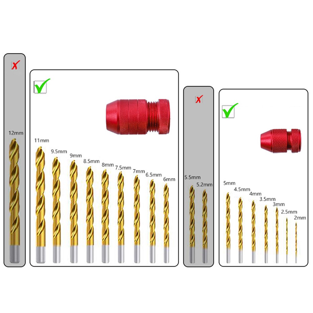 Secure Locking Mechanism Drill Depth Stops for Woodworking Projects 2Pcs