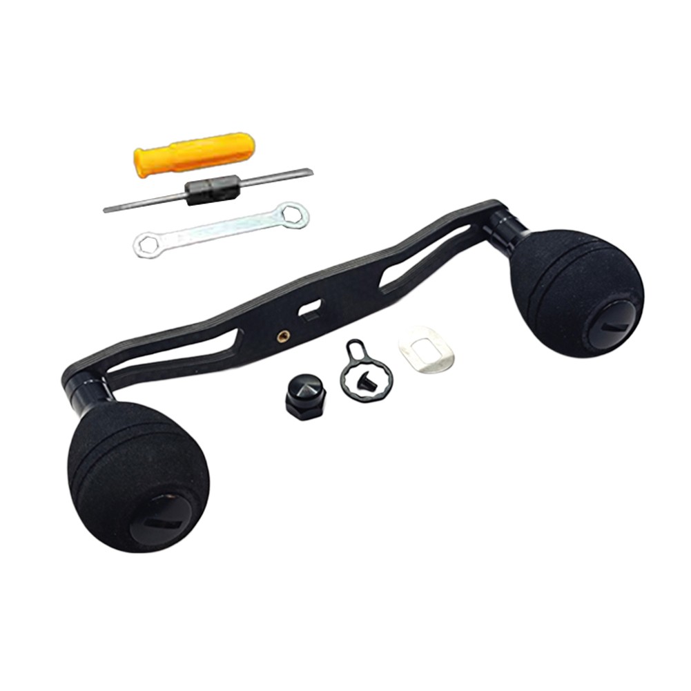 Increíble mango de carrete de pesca de fibra de carbono de 140 mm de longitud con kit de accesorios - Imagen 29 de 30