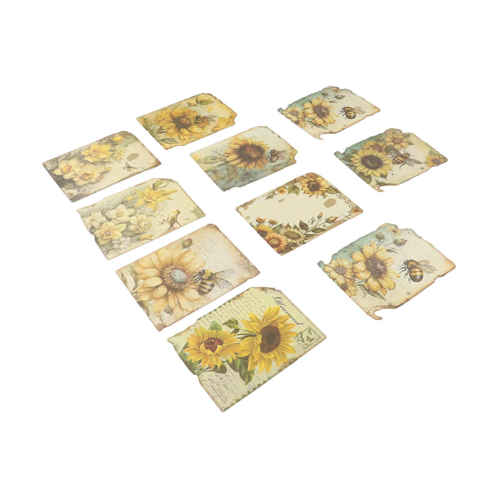 Libérez officiel votre créativité avec un paquet de 30 papiers matériaux vintage pour