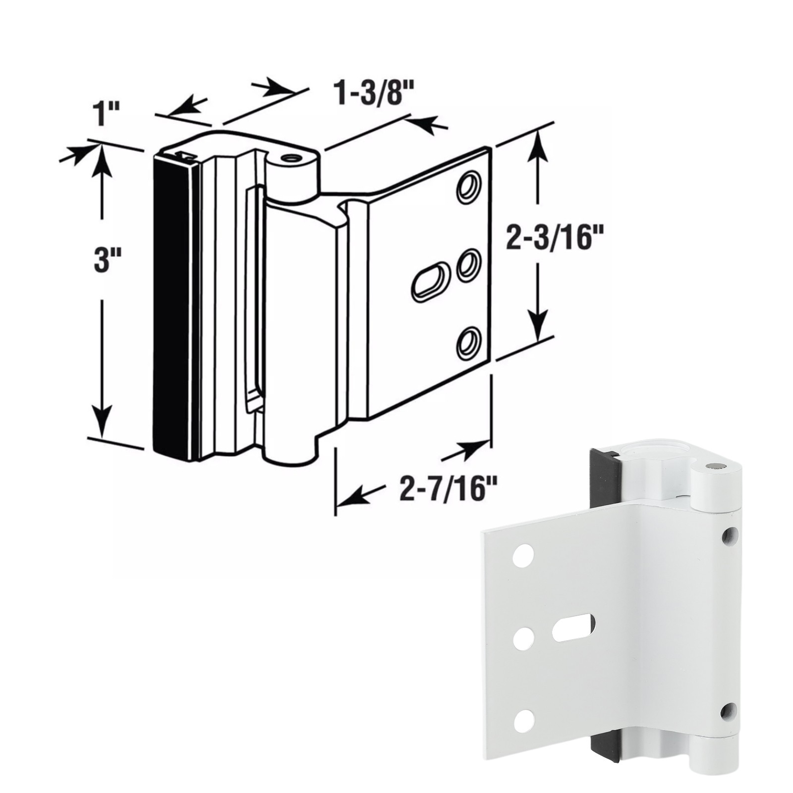 Unbreakable Door Reinforcement Lock Safeguard Your Home Protect Your Family - Picture 23 of 31