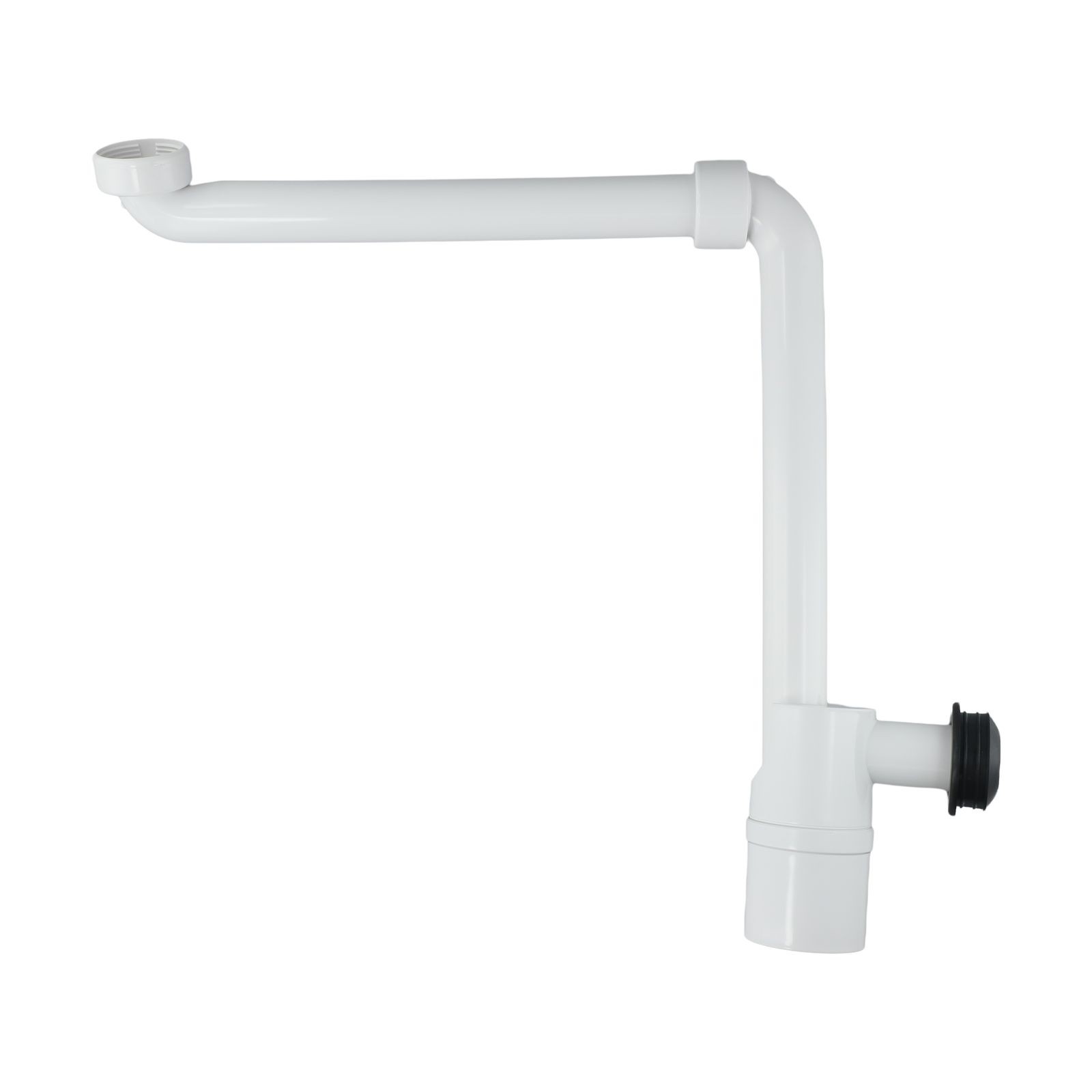 Compact and Adjustable Sink Waste Trap for Bathroom Space Saving Design