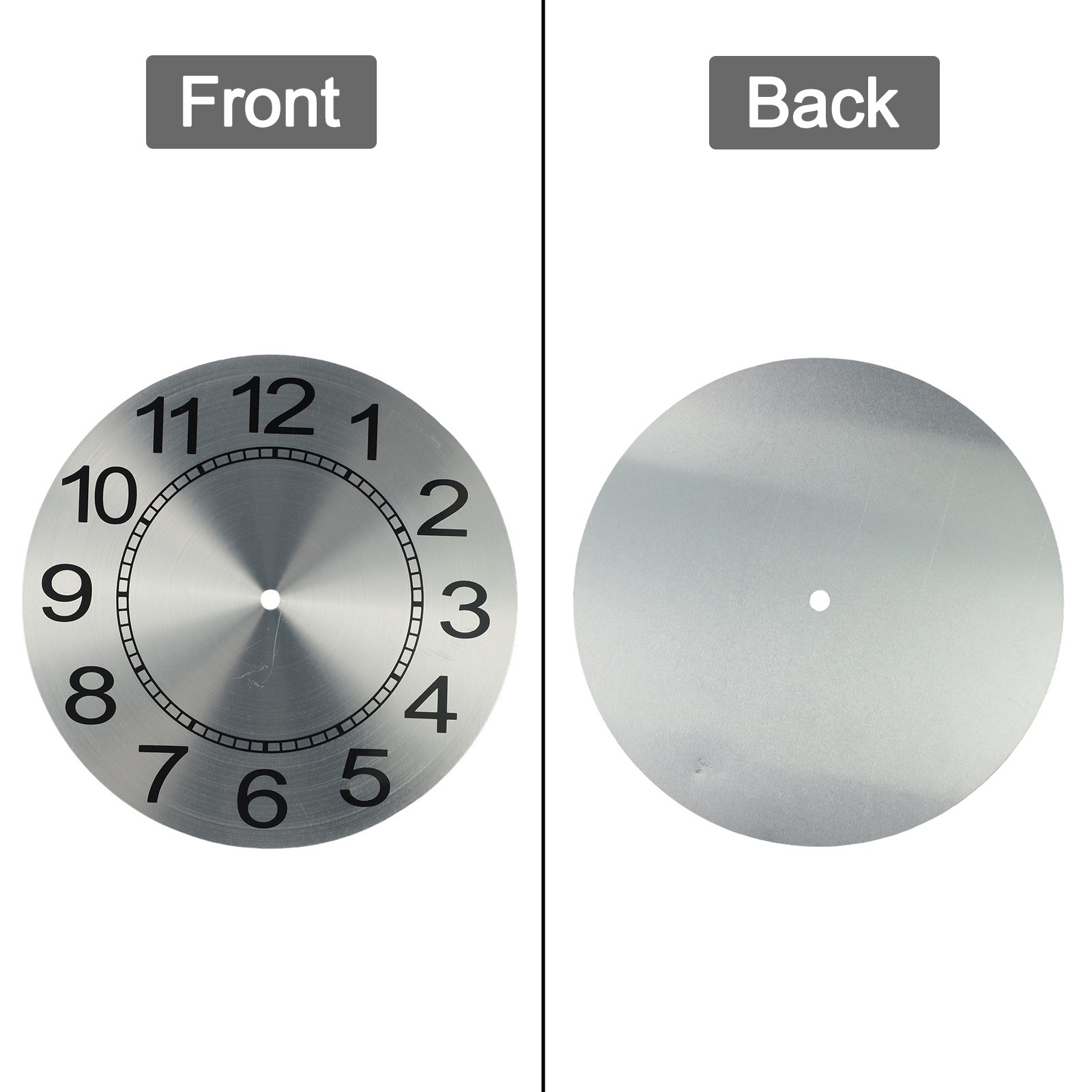 9.5 Inch Clock Face Aluminum Plate Clear Numerals Durability Fading Resistant - Picture 21 of 24