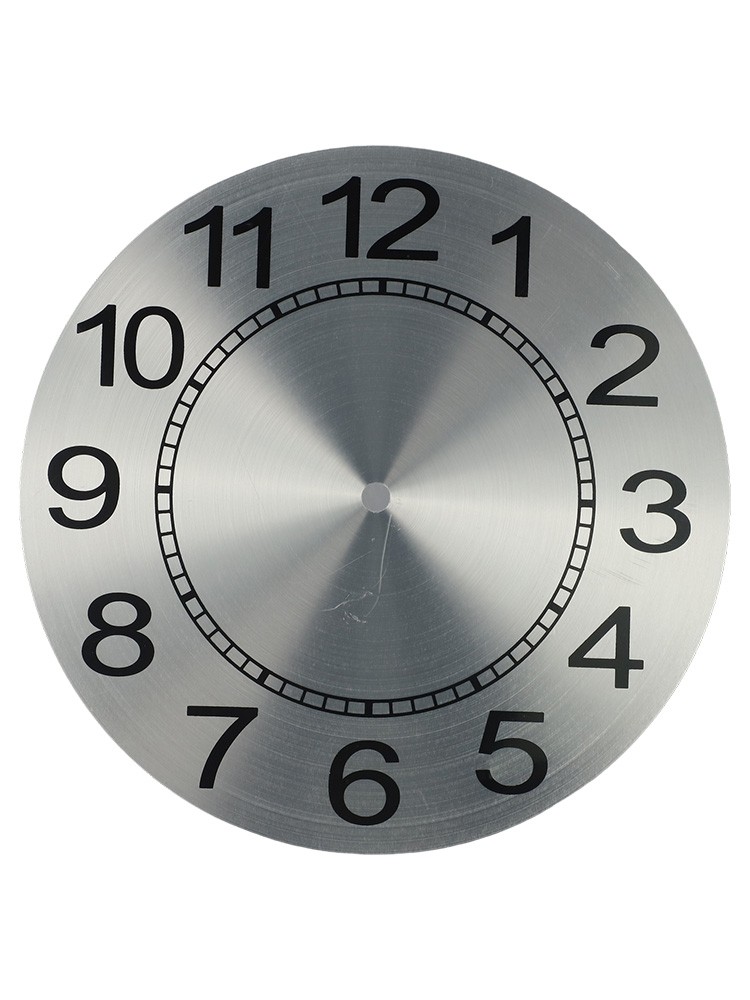 9.5 Inch Clock Face Aluminum Plate Clear Numerals Durability Fading Resistant - Picture 23 of 24