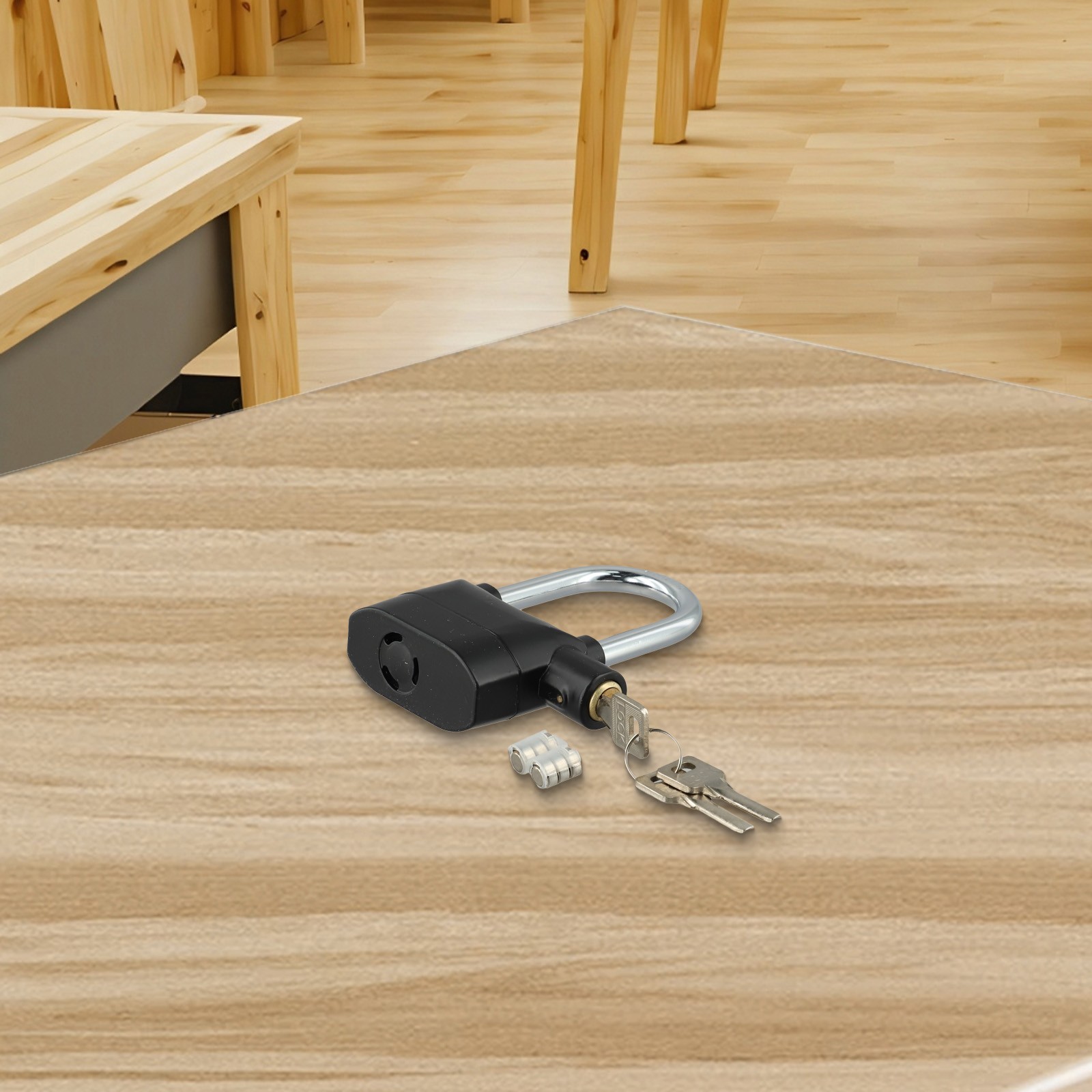 Outdoor Aluminum Alloy Lock featuring a loud siren and heavy duty build - Picture 32 of 36