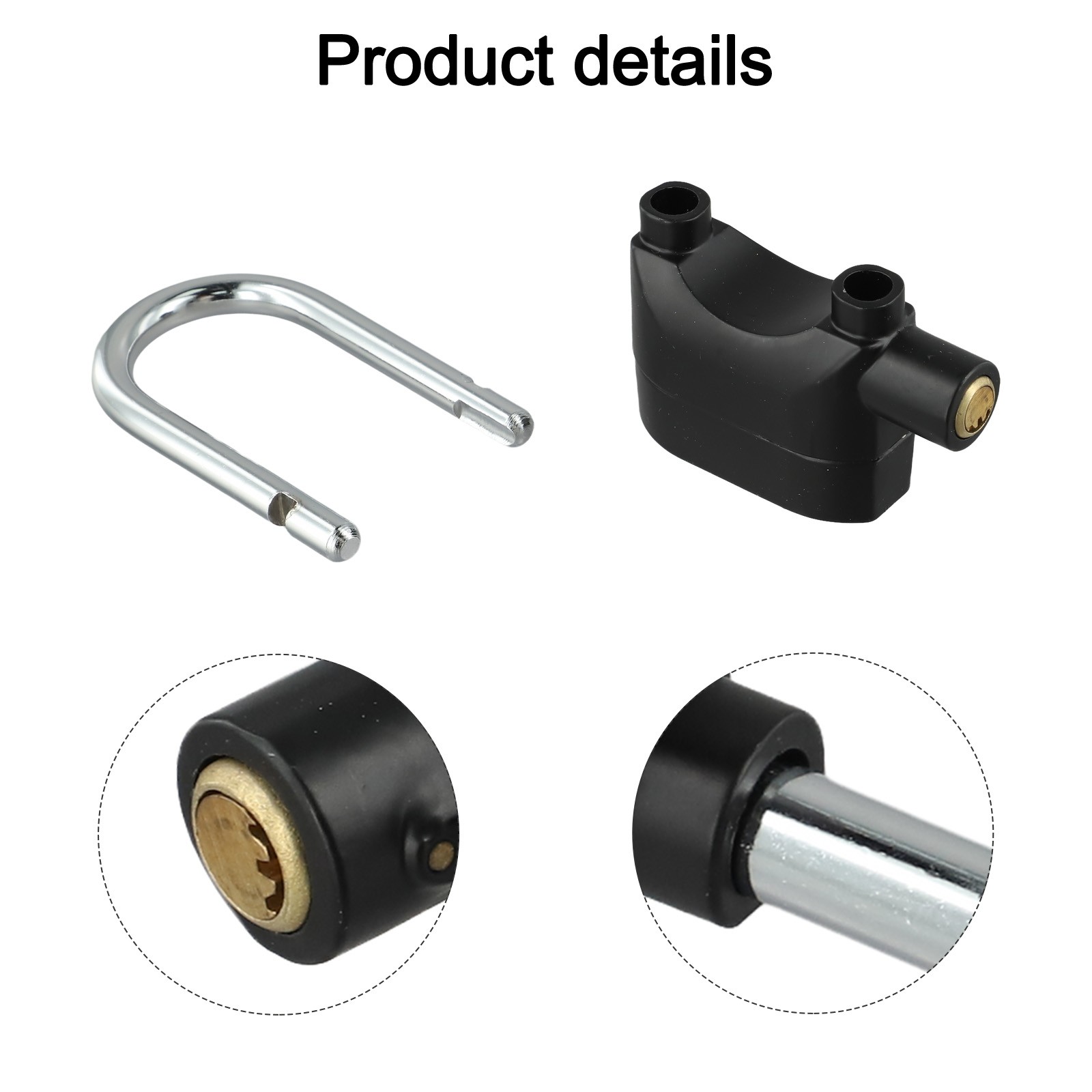 Outdoor Aluminum Alloy Lock featuring a loud siren and heavy duty build - Picture 26 of 36