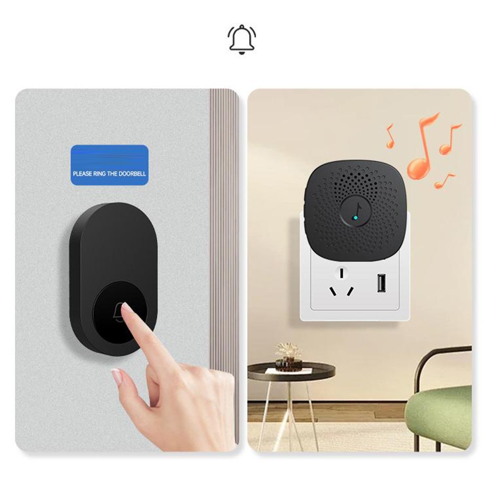 Long Range USB Wireless Doorbell with 38 Songs and Adjustable Sound Levels - Picture 35 of 47