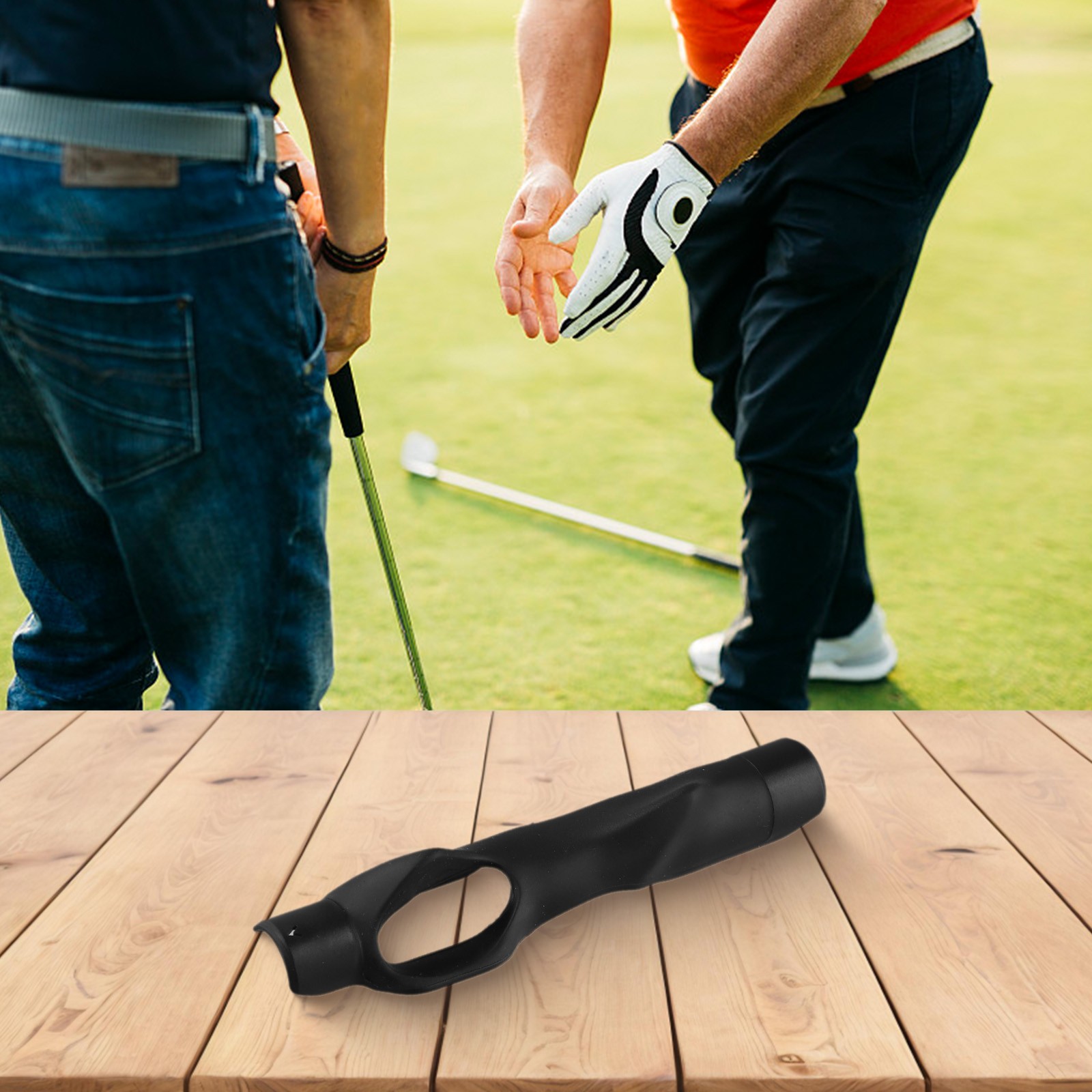 Outil dentraînement portable en ligne pour poignée de golf pour positionnement correct