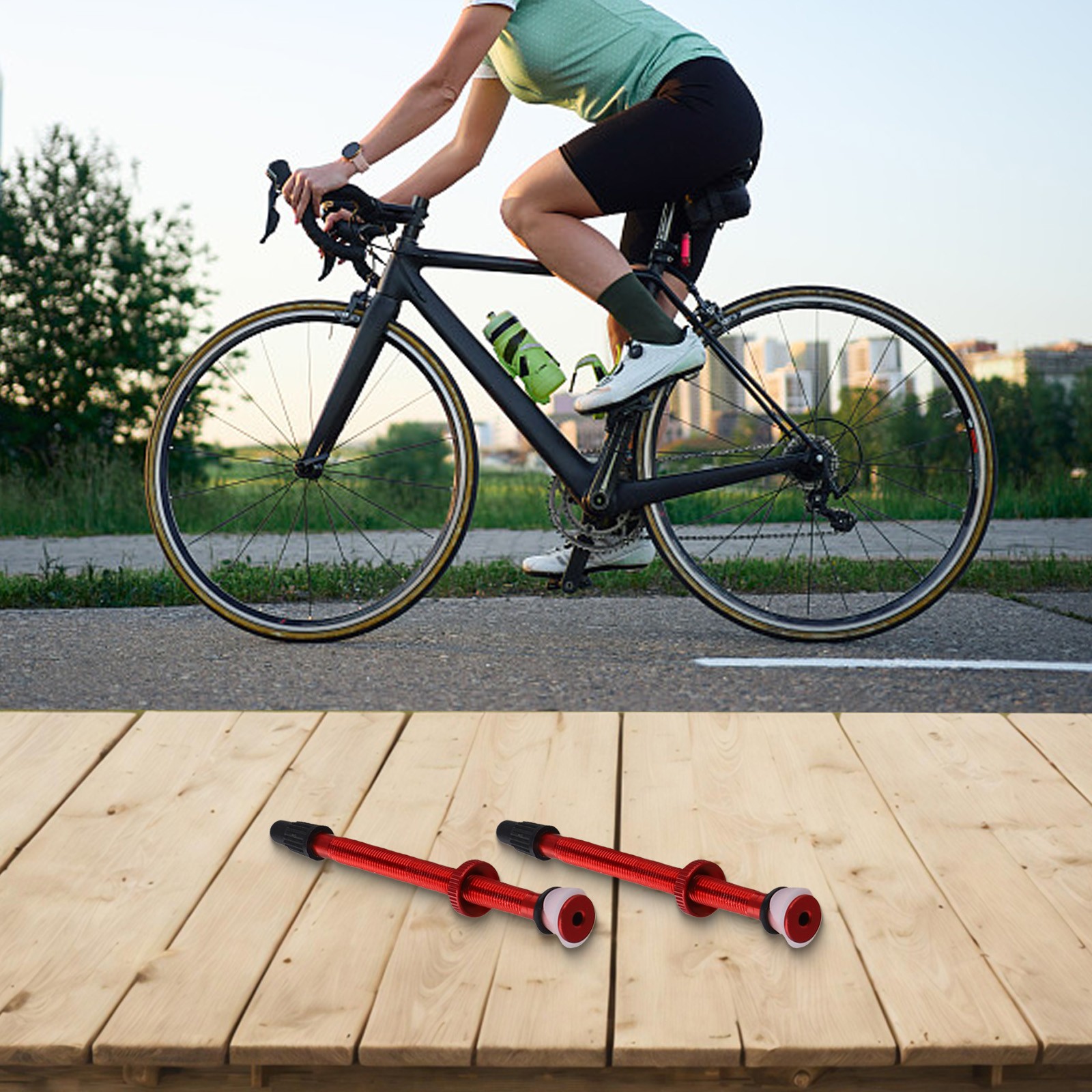 Qualitäts Schlauchventile für Fahrräder mit für Presta Typ kompatibles Desig - Bild 25 von 31