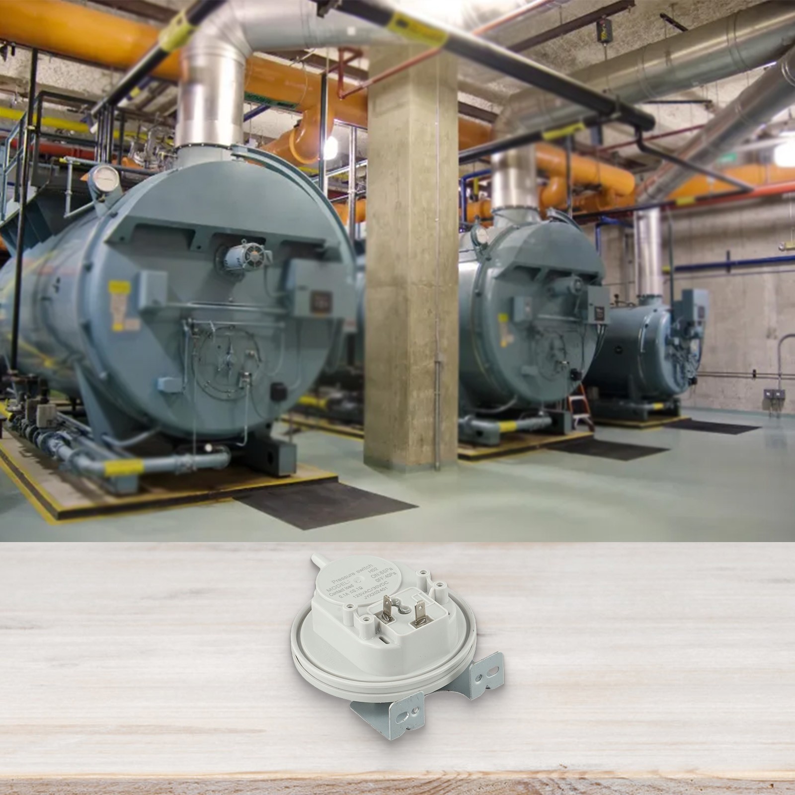 Premium Material Air Pressure Switch for Gas Boilers Reliable and Practical