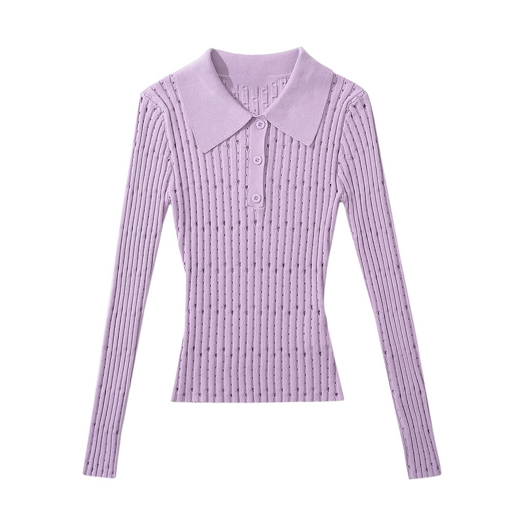 Womens Contemporary Solid Color Slim Fit Sweaters Perfect for Layering - Picture 13 of 13