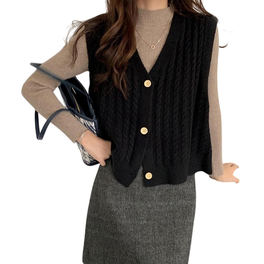 Womens Classic Fit Knit Vest with Trendy Candy Color Options Available - Picture 25 of 38