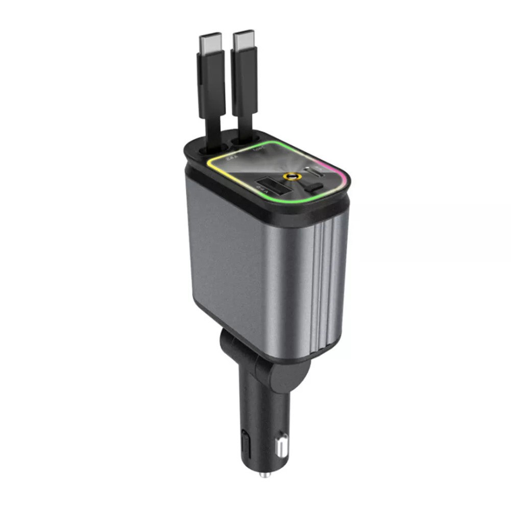 Gestion des câbles sans effort avec chargeur de voiture rétractable à charge - Photo 24 sur 24