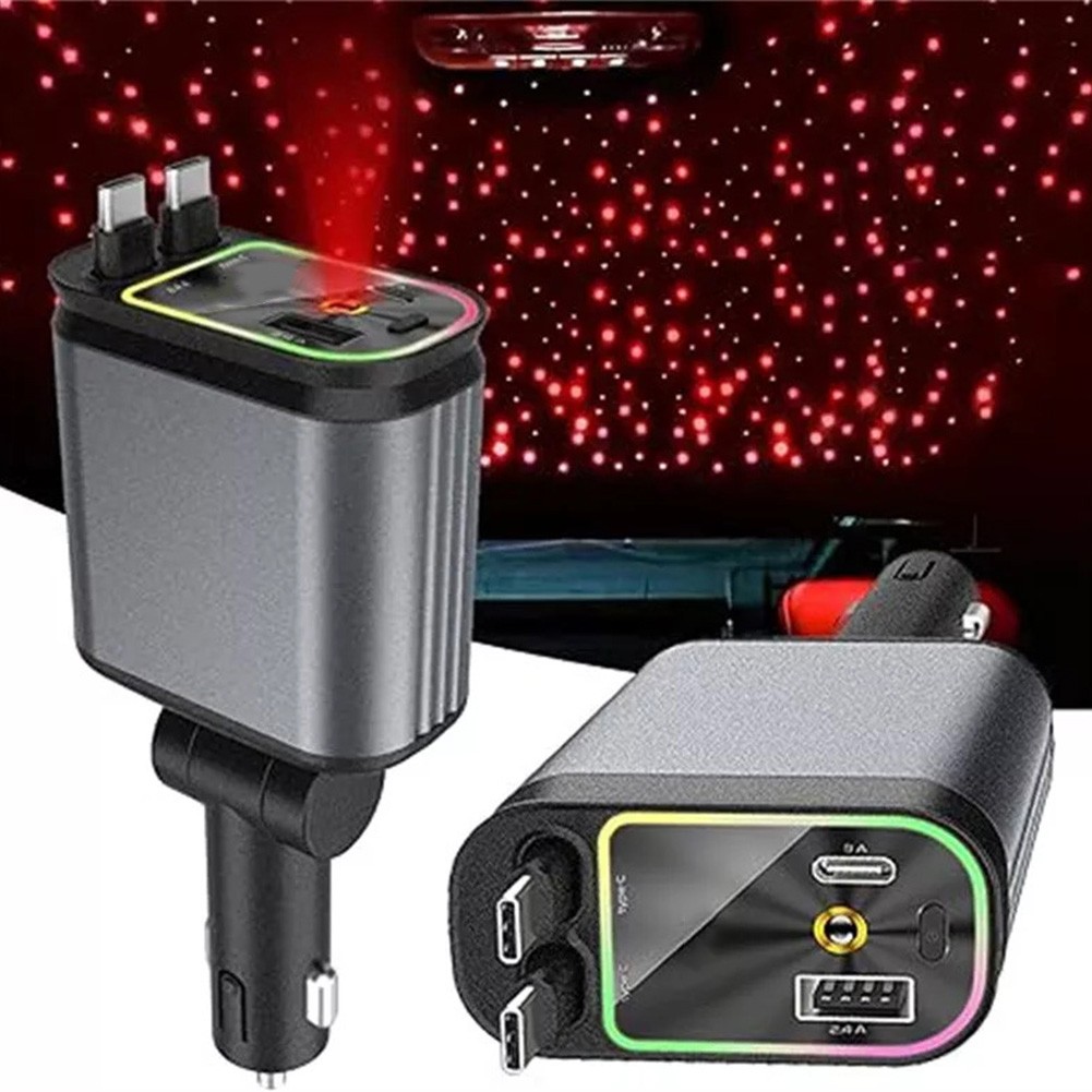 Gestion des câbles sans effort avec chargeur de voiture rétractable à charge - Photo 20 sur 24