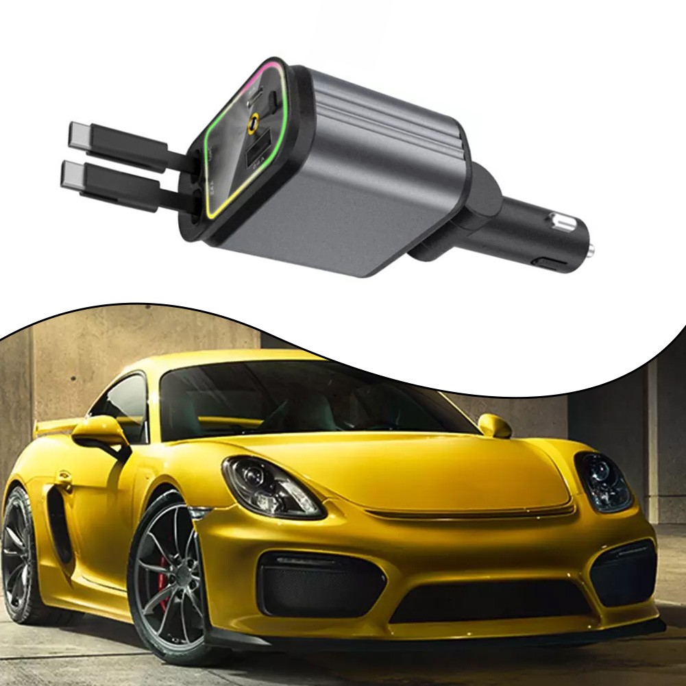Gestion des câbles sans effort avec chargeur de voiture rétractable à charge - Photo 15 sur 24
