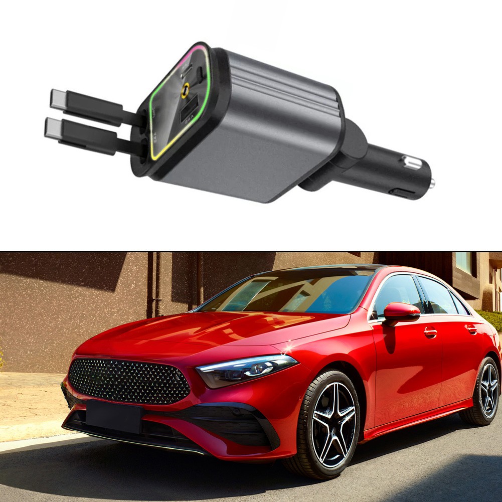 Gestion des câbles sans effort avec chargeur de voiture rétractable à charge - Photo 14 sur 24