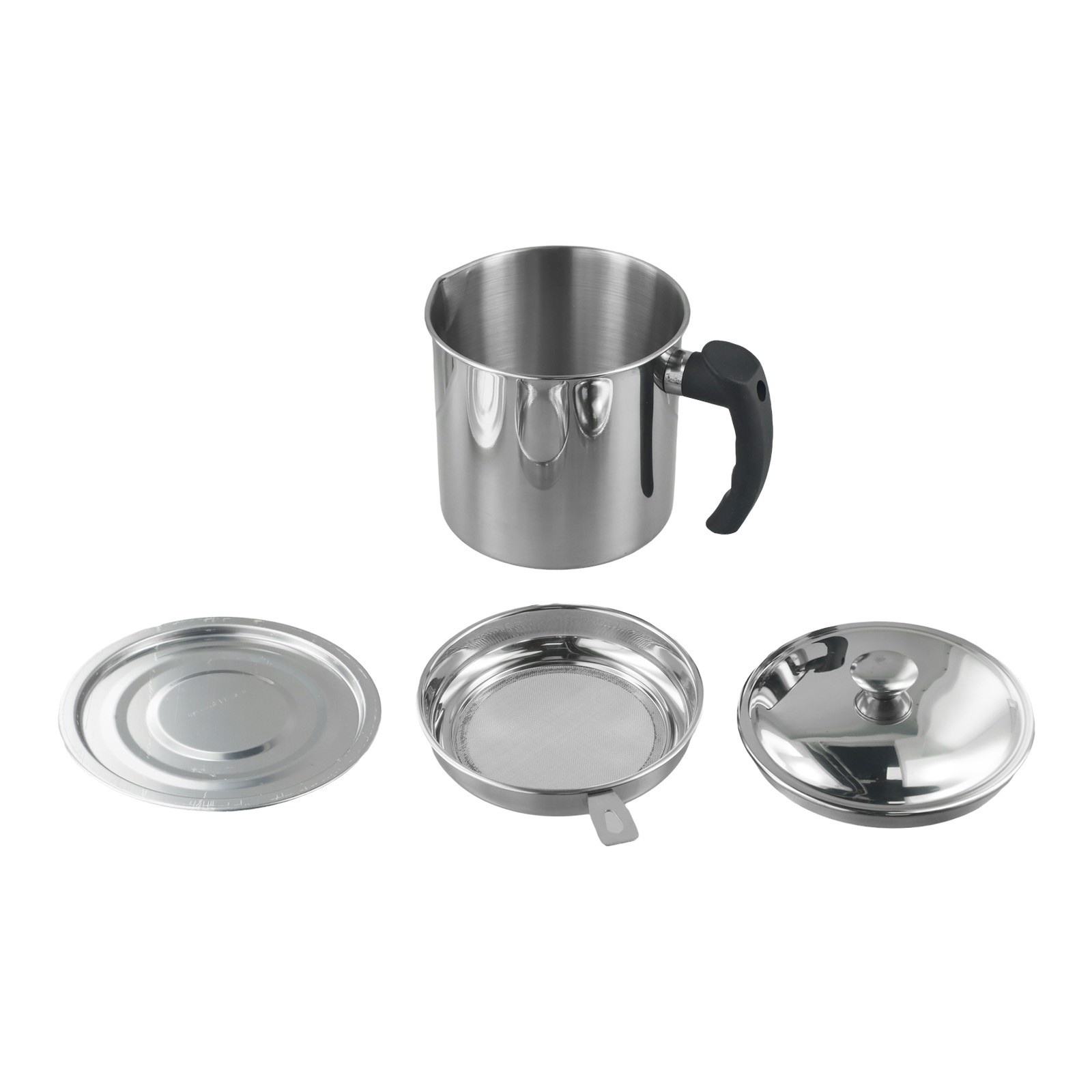 1 Passoire �� Graisse 3L liquidation avec Couvercle et Filtre Maille Fine pour R��utiliser H