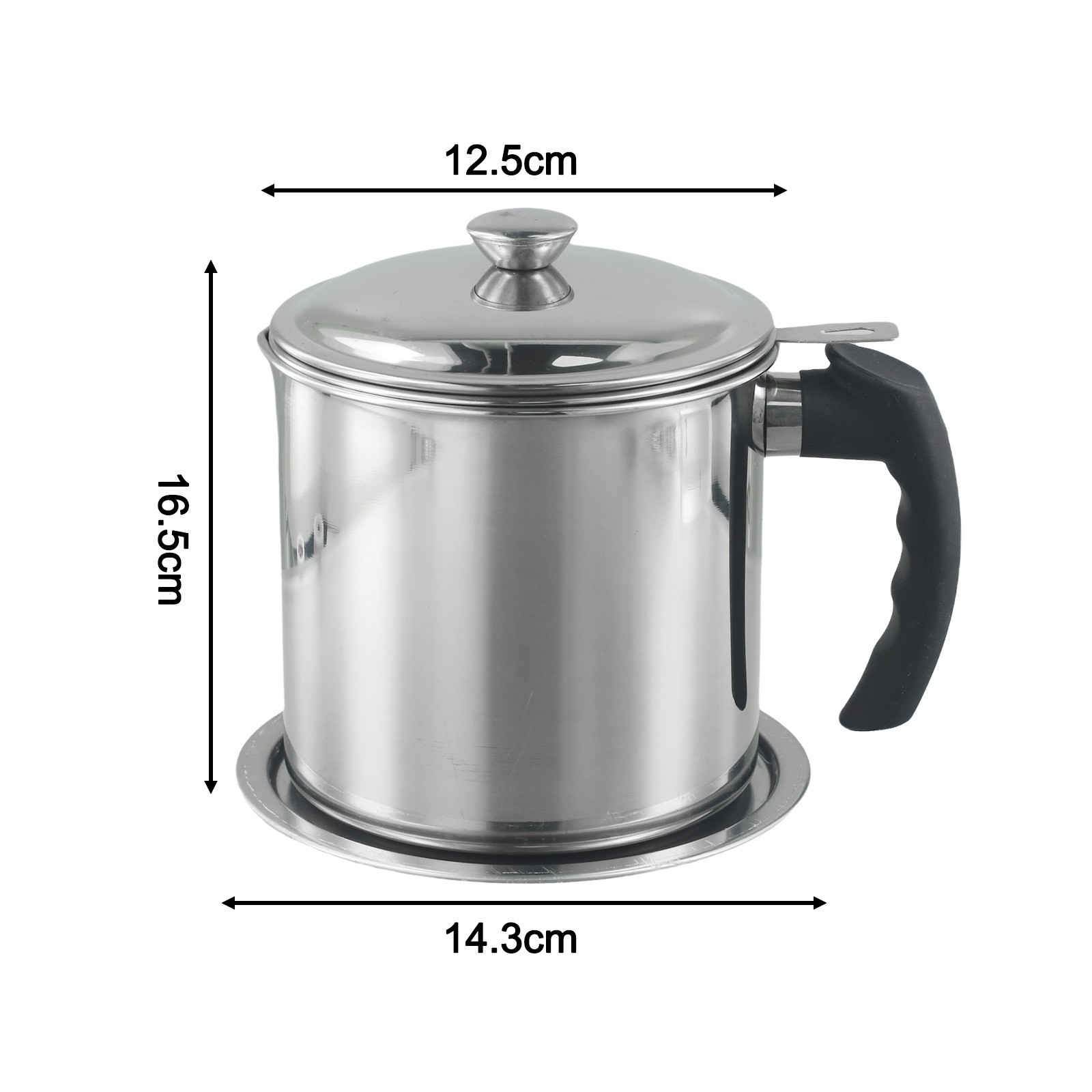 Couche de filtre à maille fine cuisson vente plus saine avec récipient à huile en a