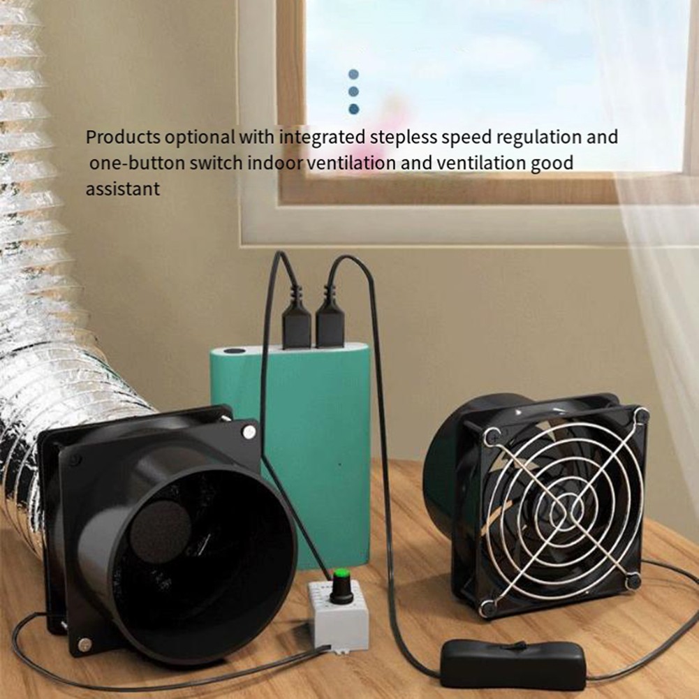 User Friendly USB Ventilation Fan Adjustable Speeds Perfect for Kitchens
